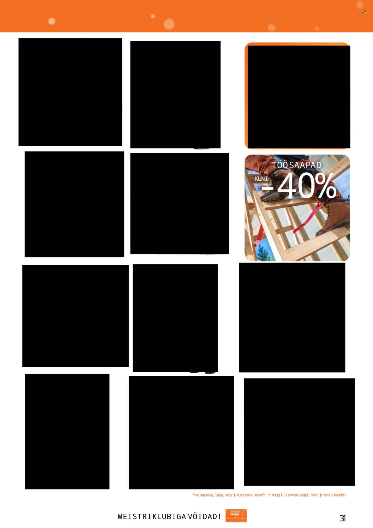 Bauhof kliendileht - JÕULUD ALGAVAD BAUHOFIST! (4.11 - 31.12.2025)