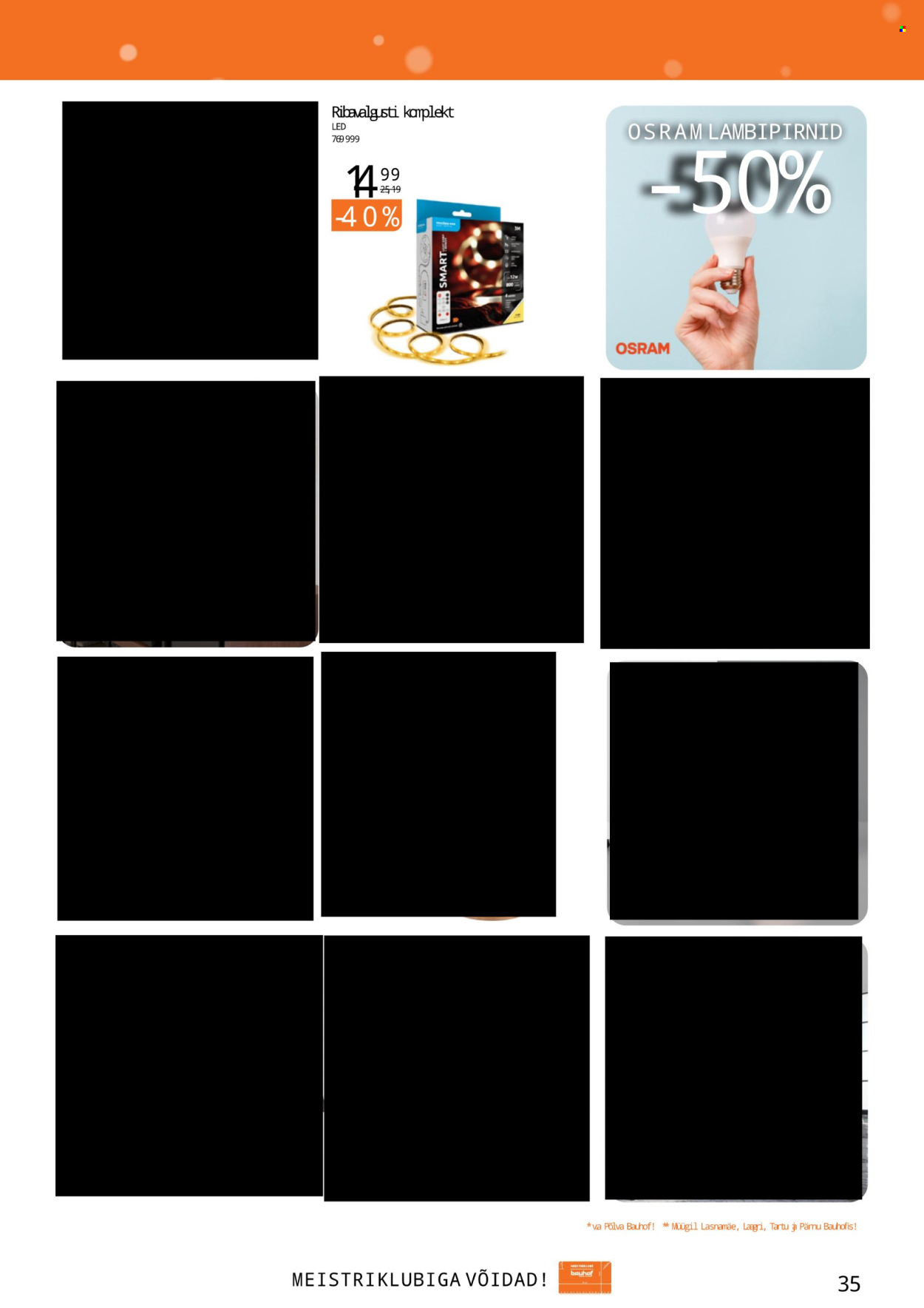 Bauhof kliendileht - JÕULUD ALGAVAD BAUHOFIST! (4.11 - 31.12.2025)