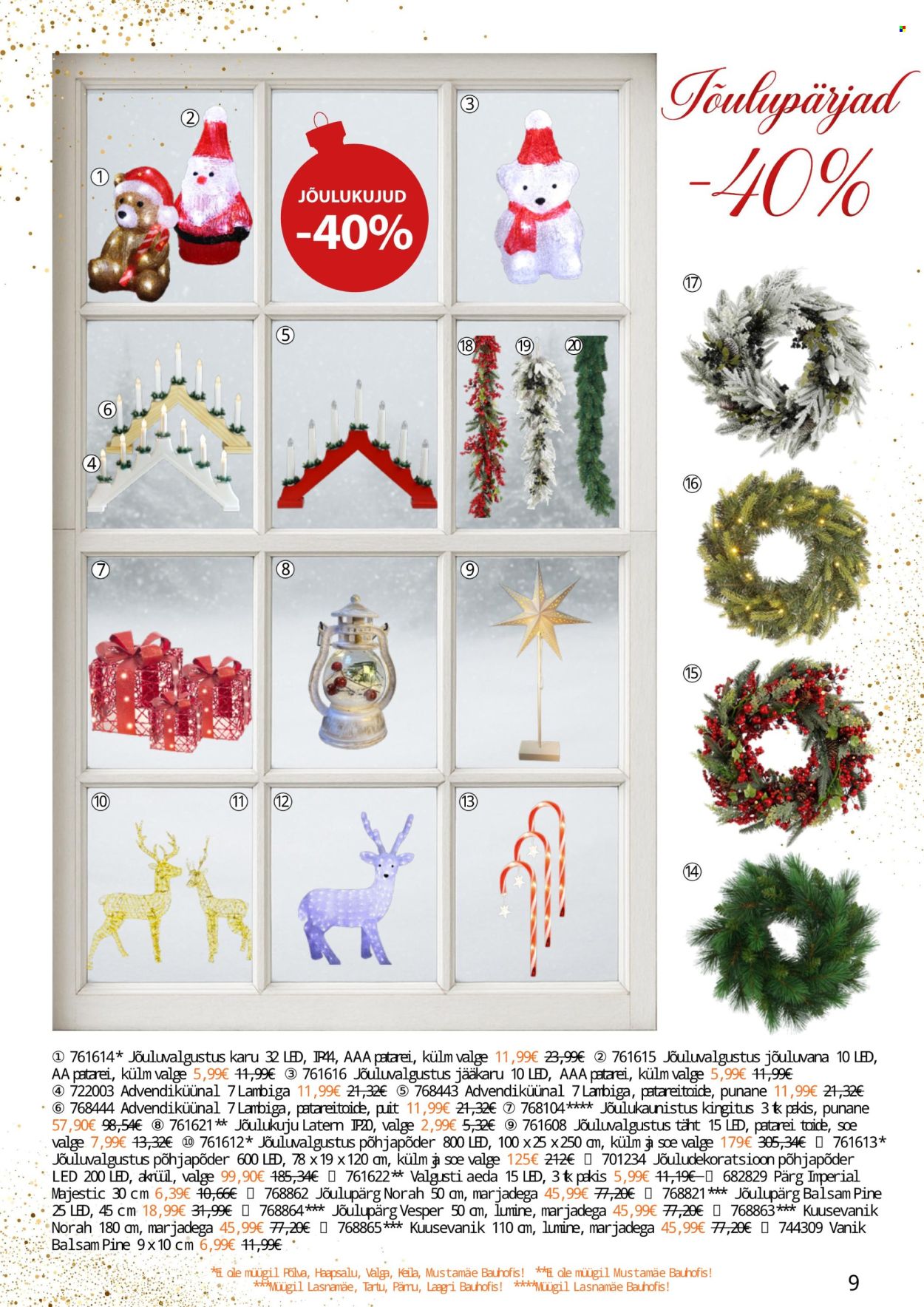 Bauhof kliendileht - JÕULUD ALGAVAD BAUHOFIST! (4.11 - 31.12.2025)