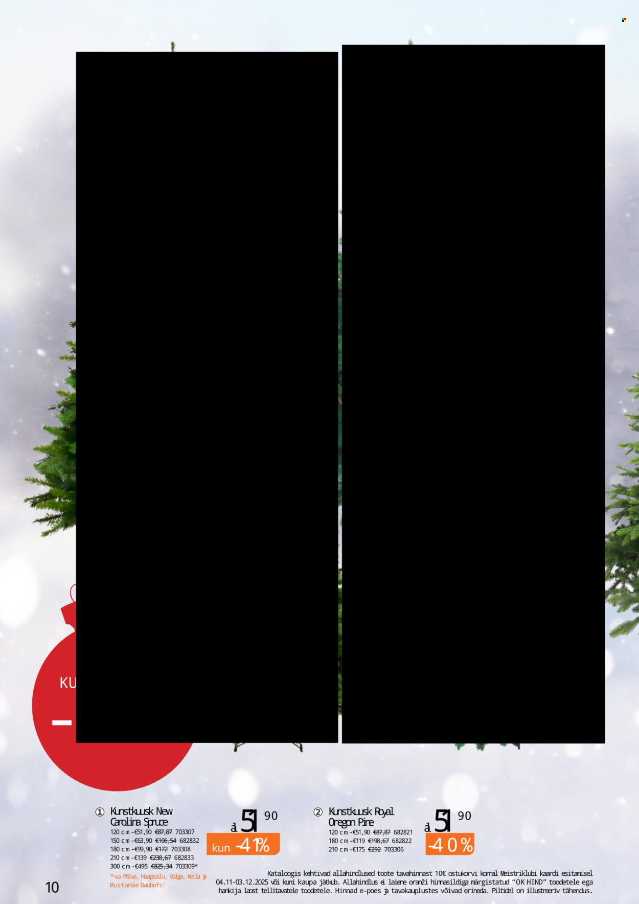 Bauhof kliendileht - JÕULUD ALGAVAD BAUHOFIST! (4.11 - 31.12.2025)