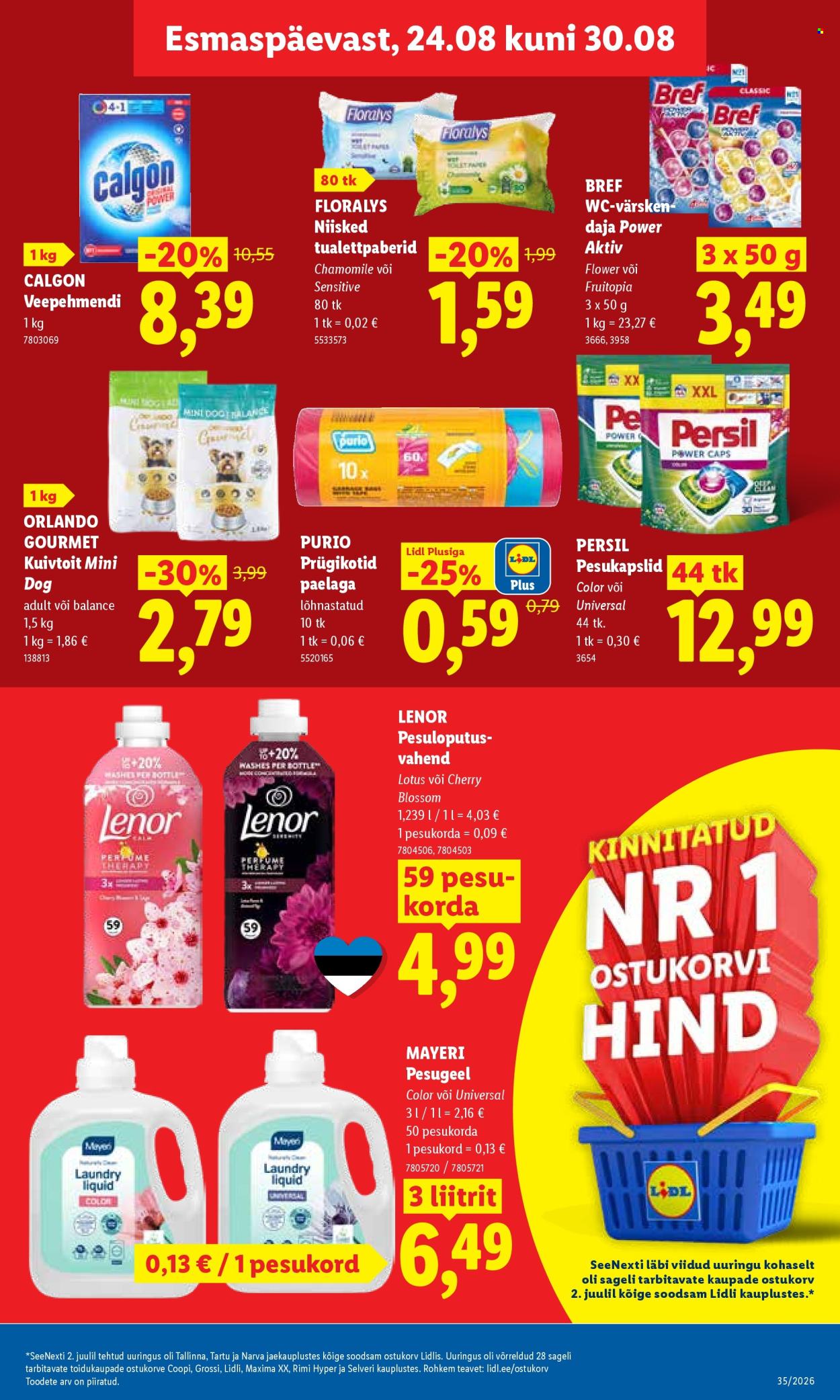 Lidl kliendileht (24.08 - 30.08.2026)