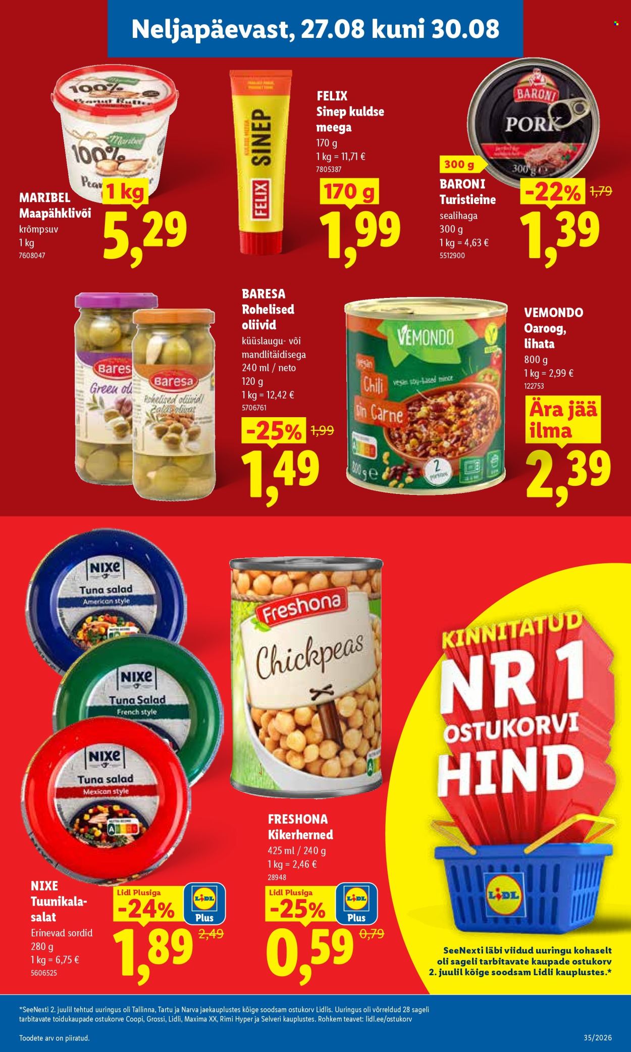 Lidl kliendileht (24.08 - 30.08.2026)