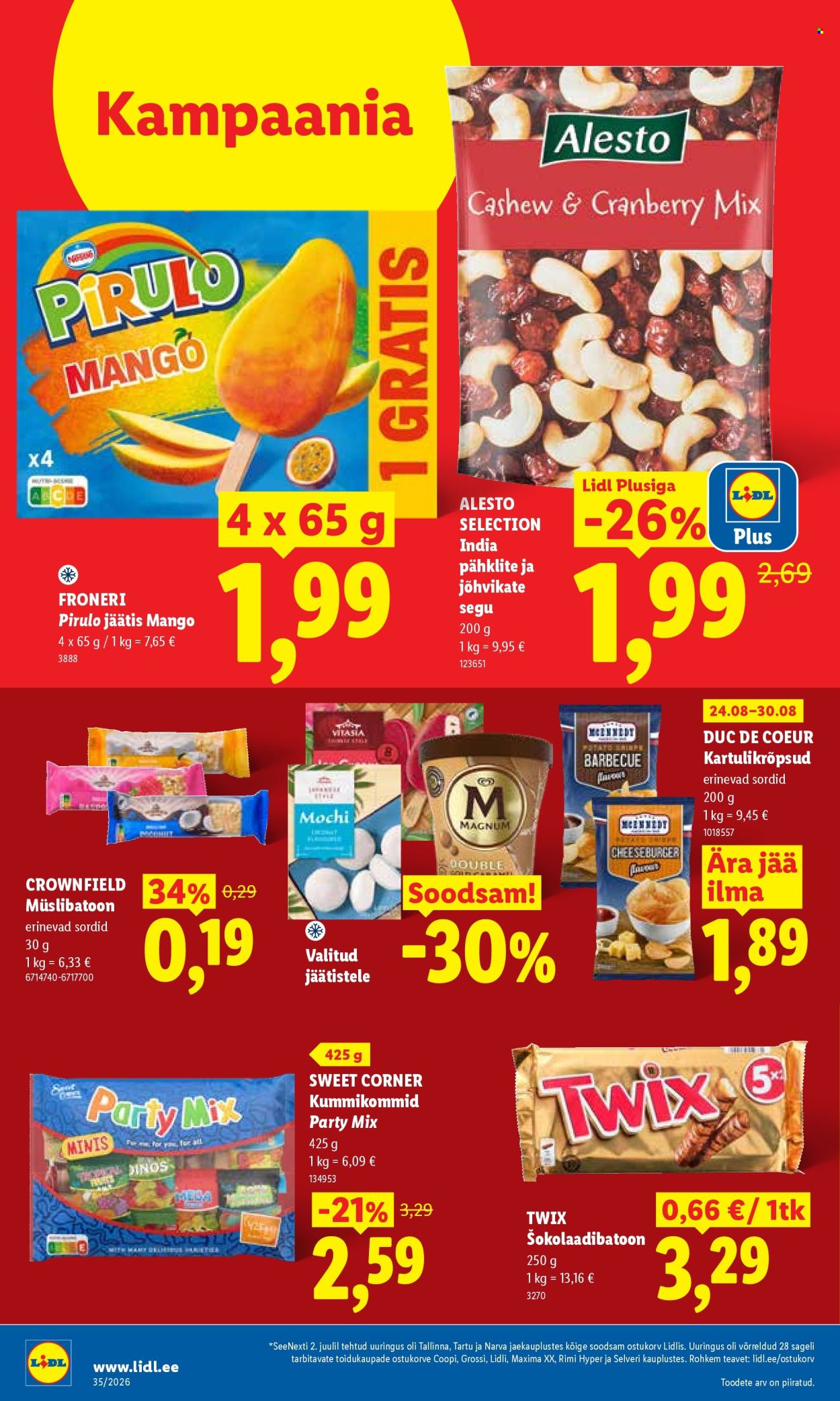 Lidl kliendileht (24.08 - 30.08.2026)