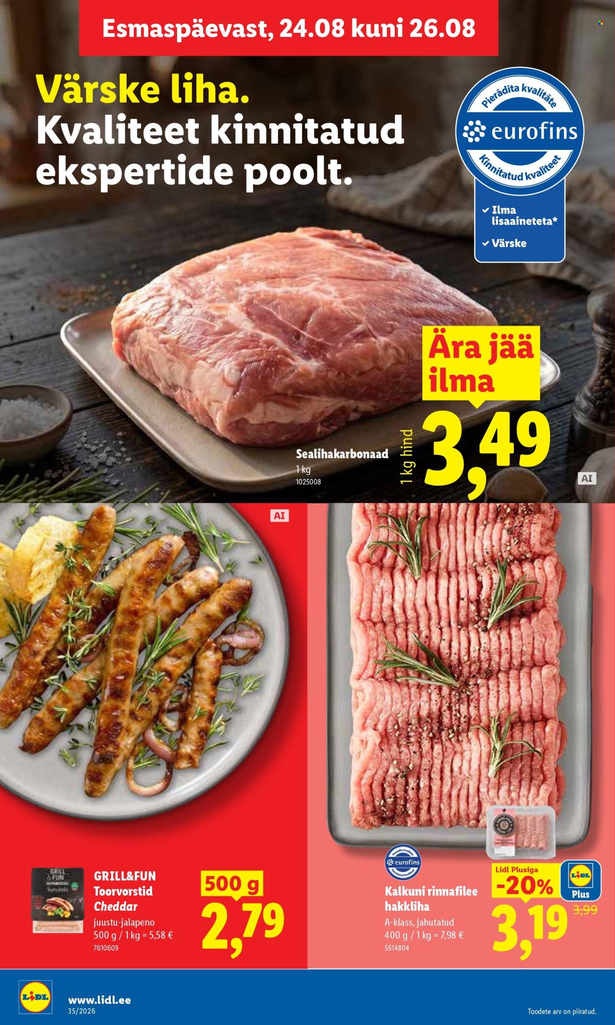Lidl kliendileht (24.08 - 30.08.2026)