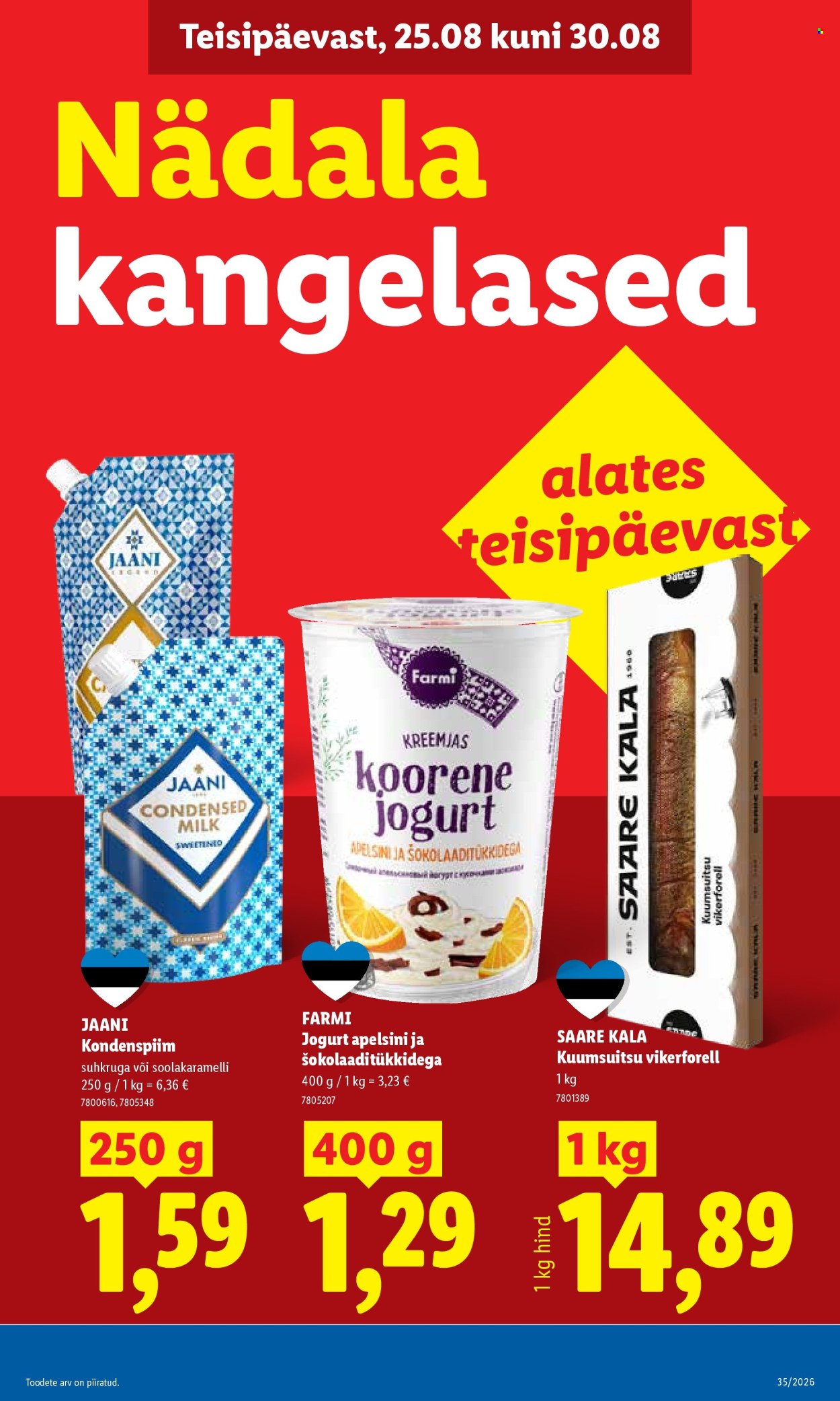 Lidl kliendileht (24.08 - 30.08.2026)