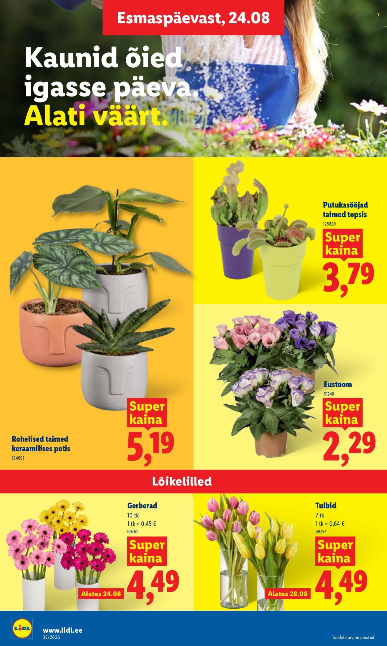 Lidl kliendileht (24.08 - 30.08.2026)