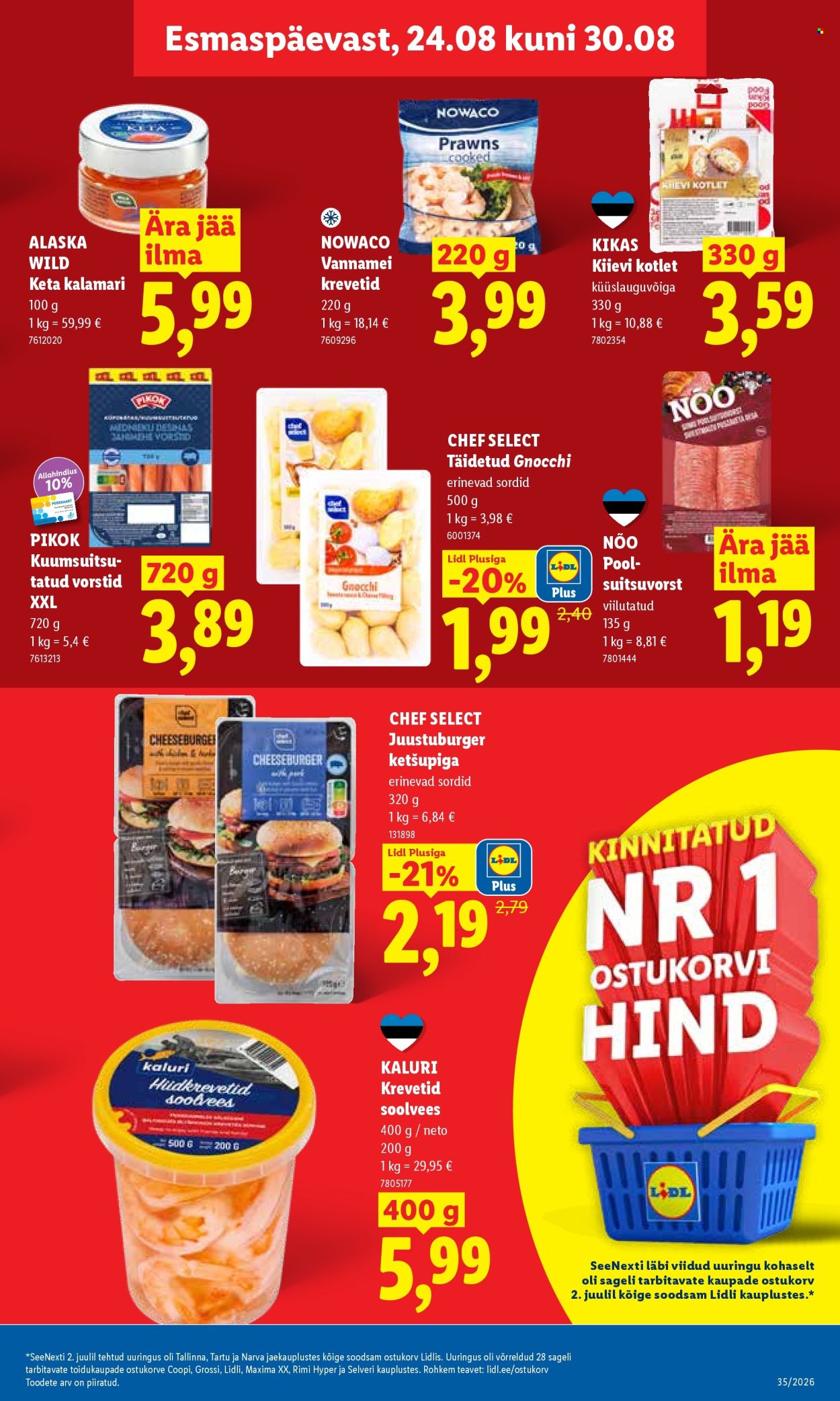 Lidl kliendileht (24.08 - 30.08.2026)