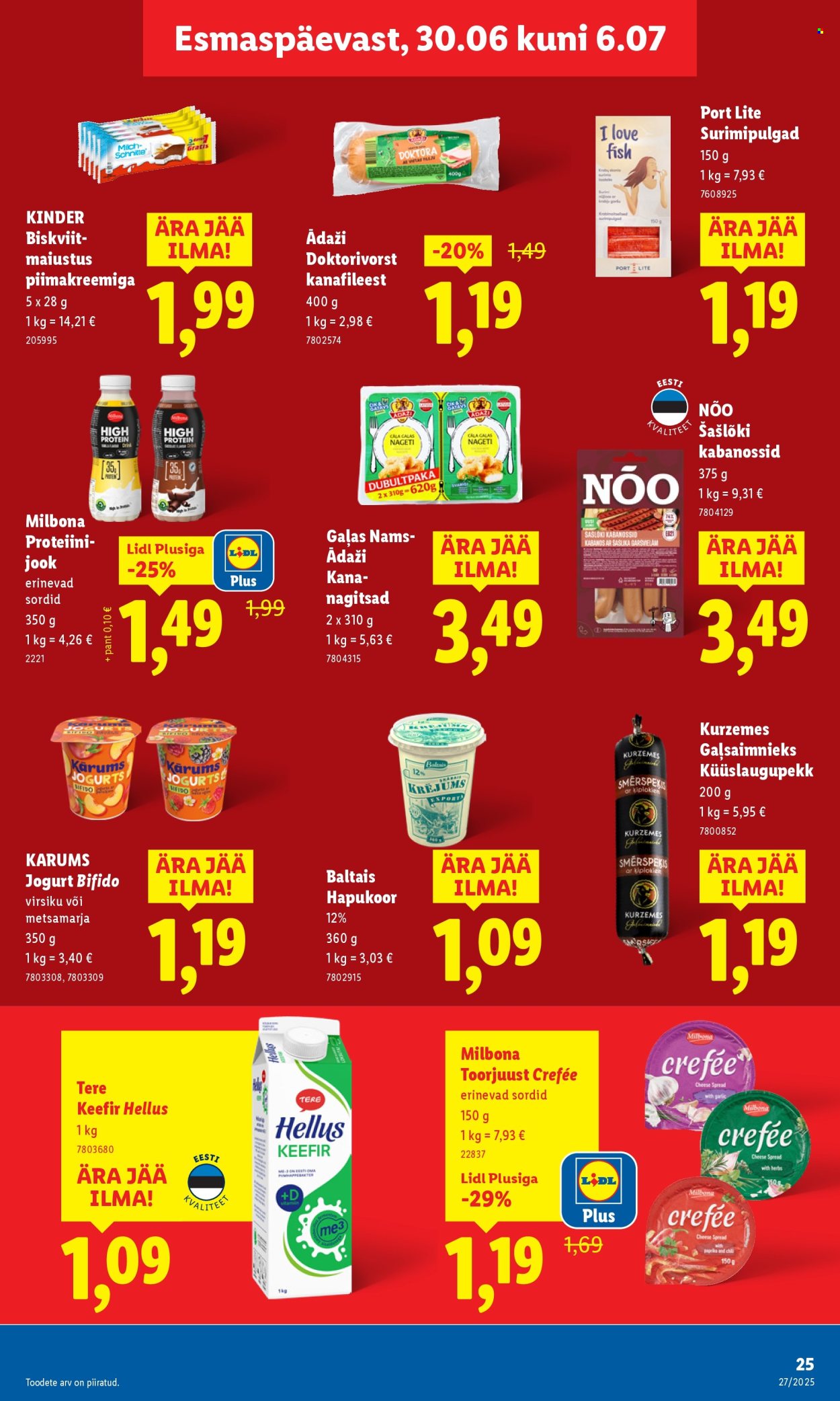 Lidl kliendileht - Kliendileht (30.06 - 6.07.2025)