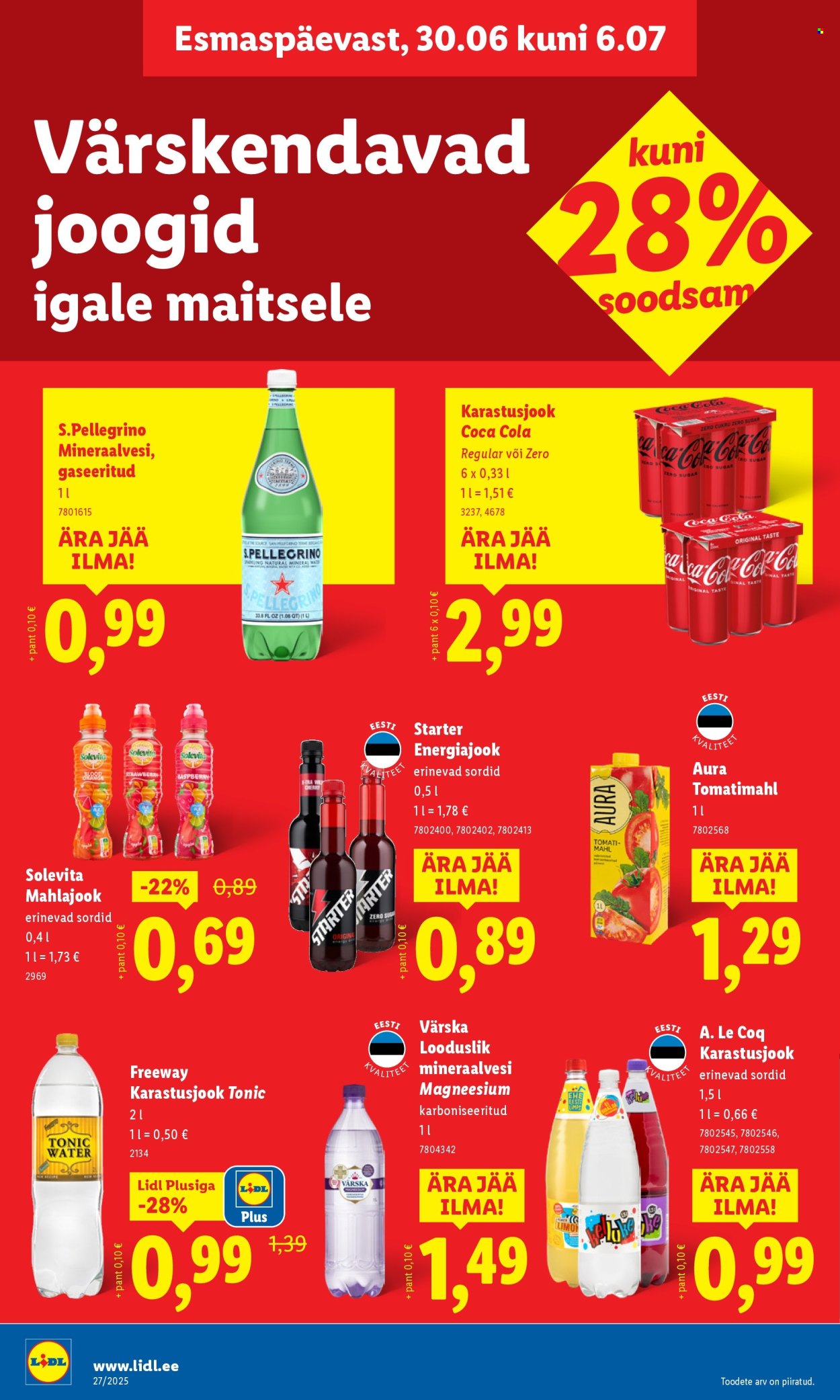 Lidl kliendileht - Kliendileht (30.06 - 6.07.2025)