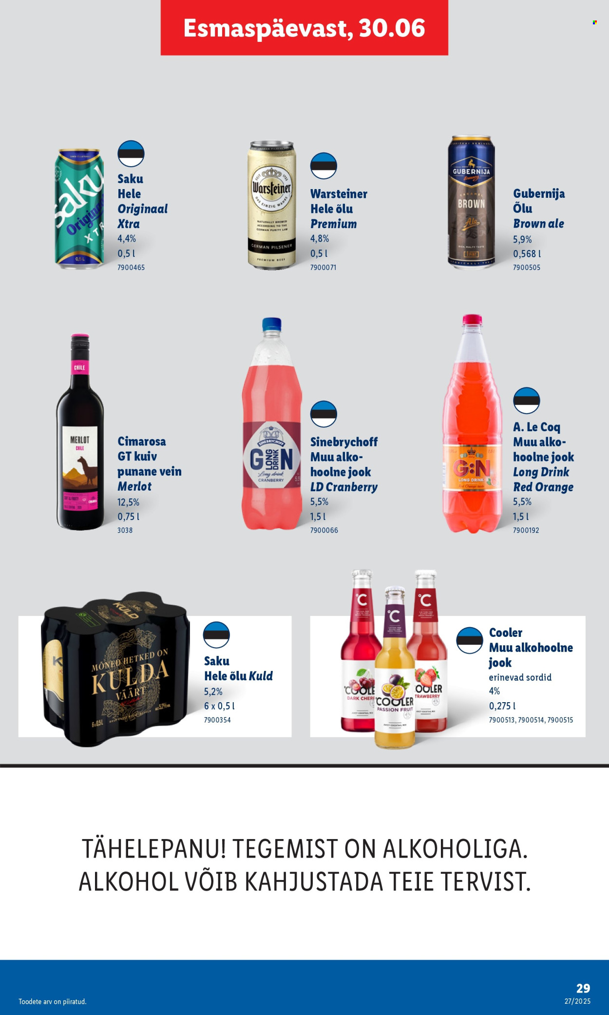 Lidl kliendileht - Kliendileht (30.06 - 6.07.2025)