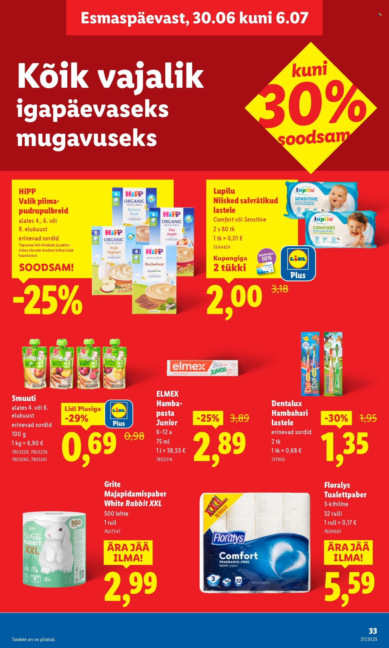 Lidl kliendileht - Kliendileht (30.06 - 6.07.2025)