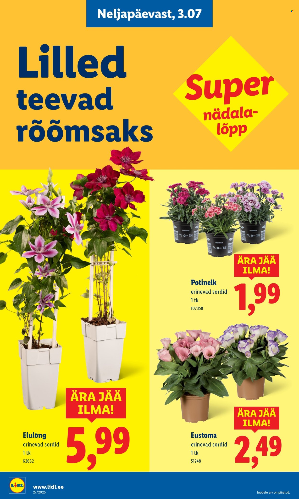 Lidl kliendileht - Kliendileht (30.06 - 6.07.2025)
