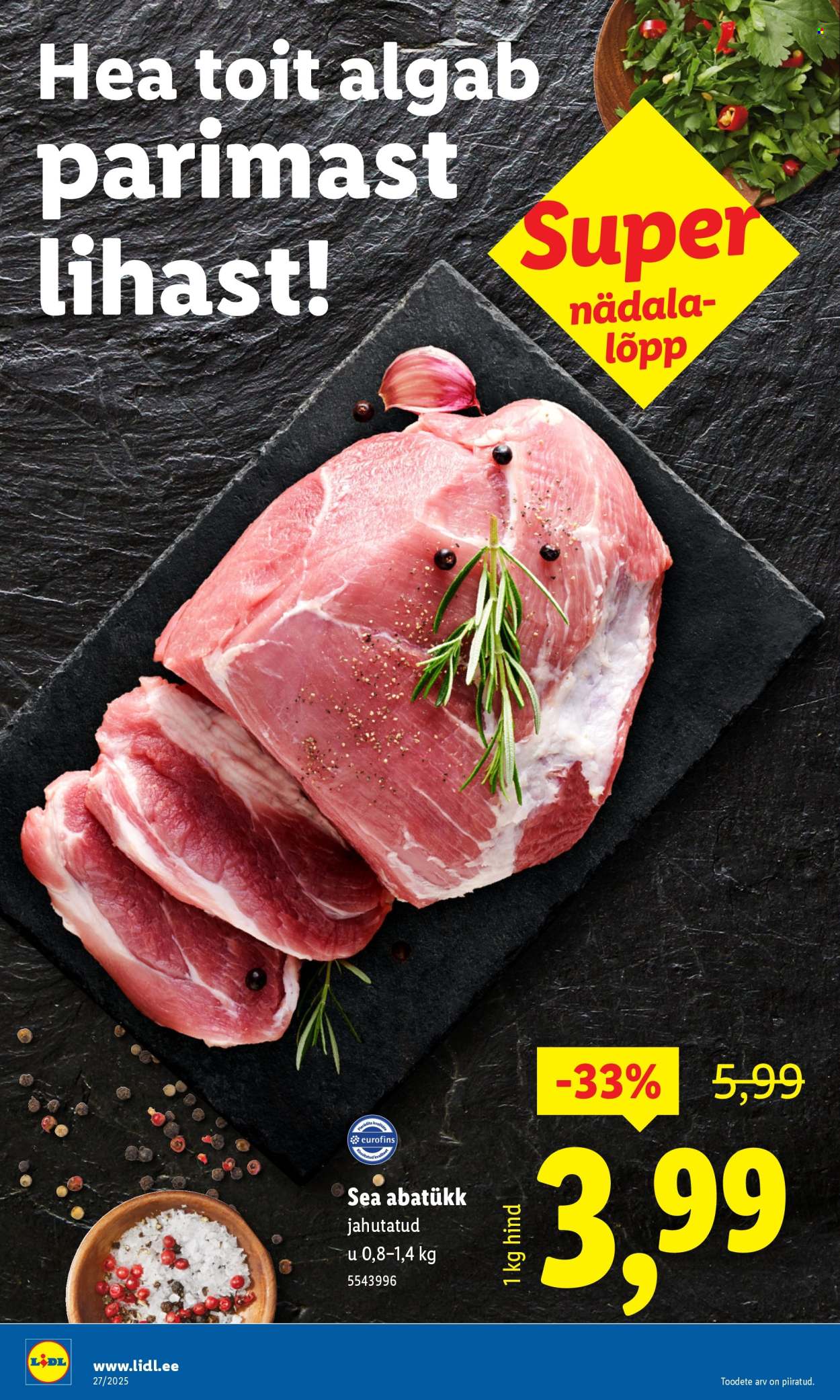 Lidl kliendileht - Kliendileht (30.06 - 6.07.2025)