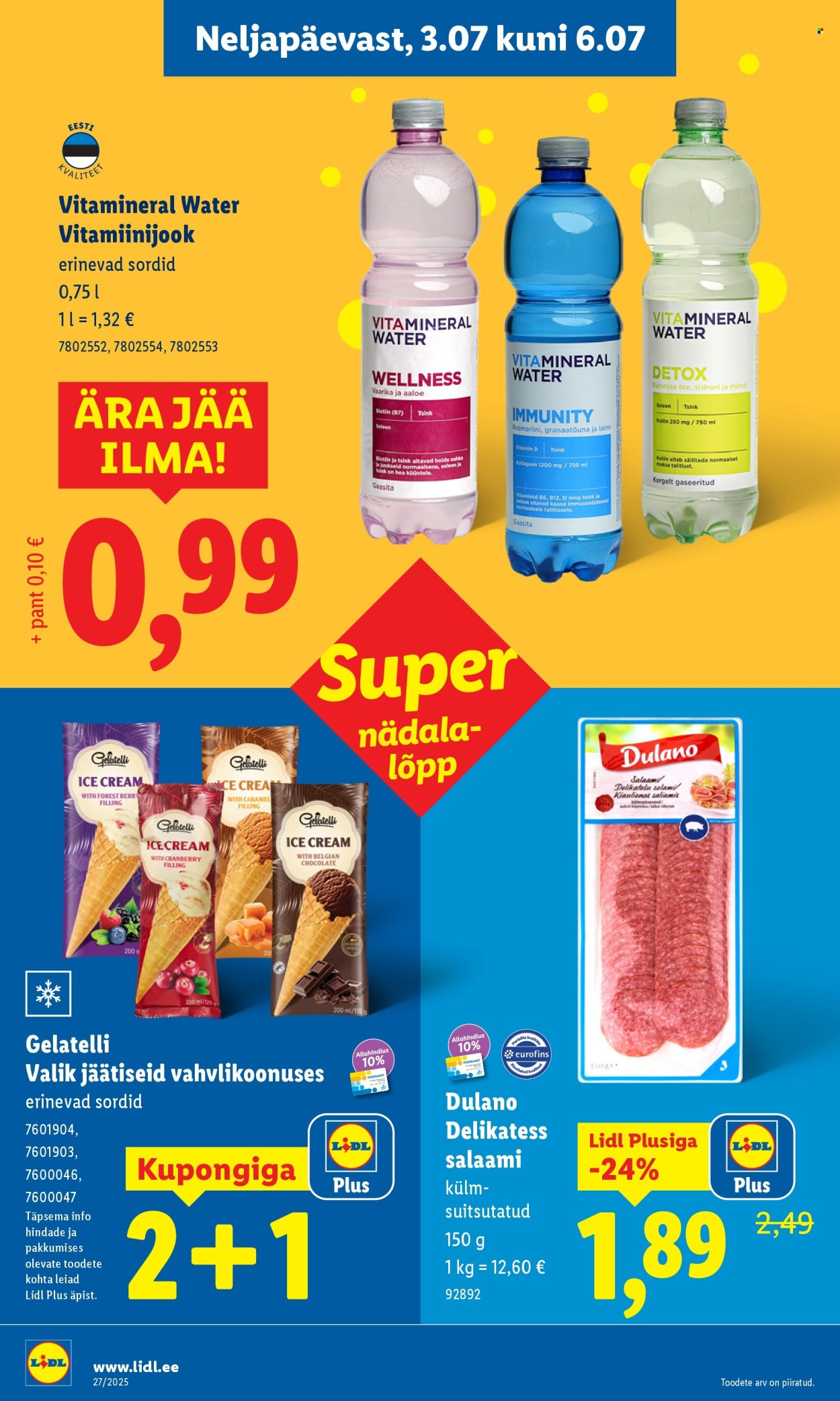 Lidl kliendileht - Kliendileht (30.06 - 6.07.2025)