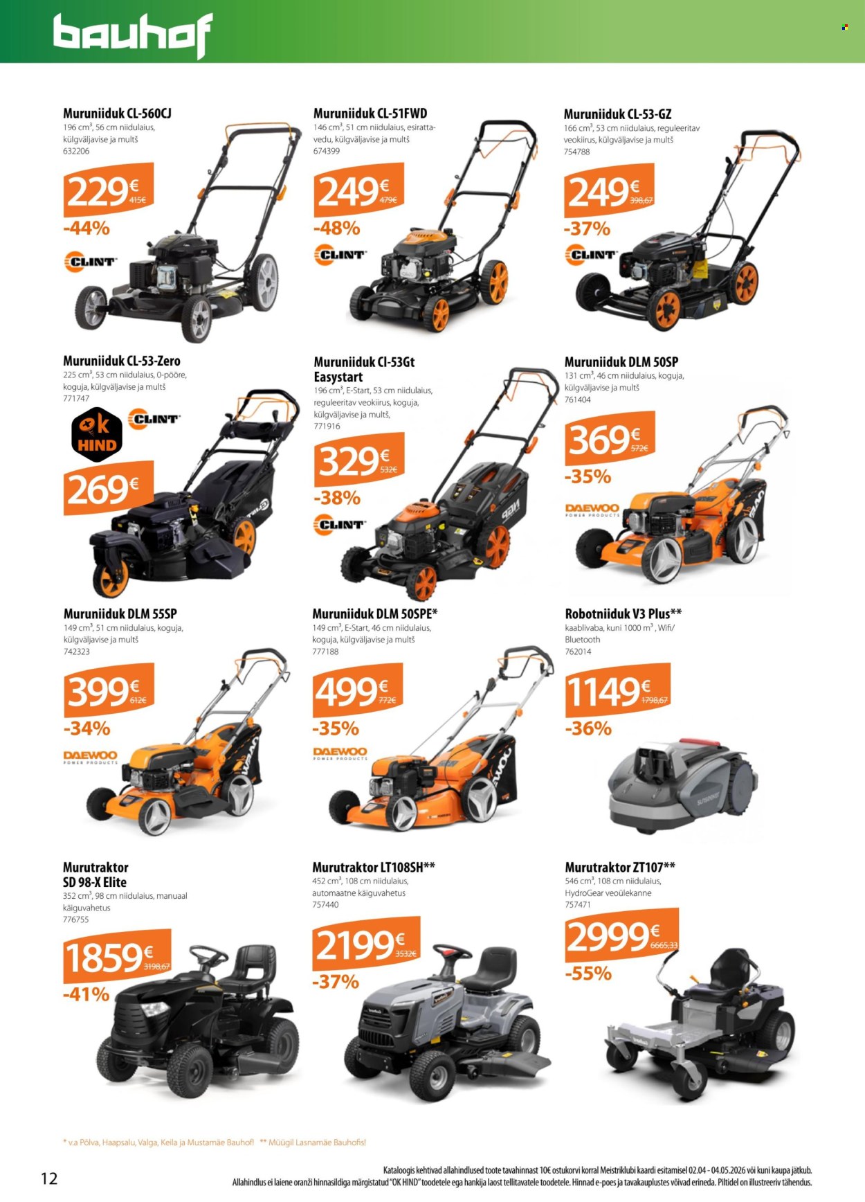 Bauhof kliendileht - Kataloogipakkumised (2.04 - 4.05.2026)