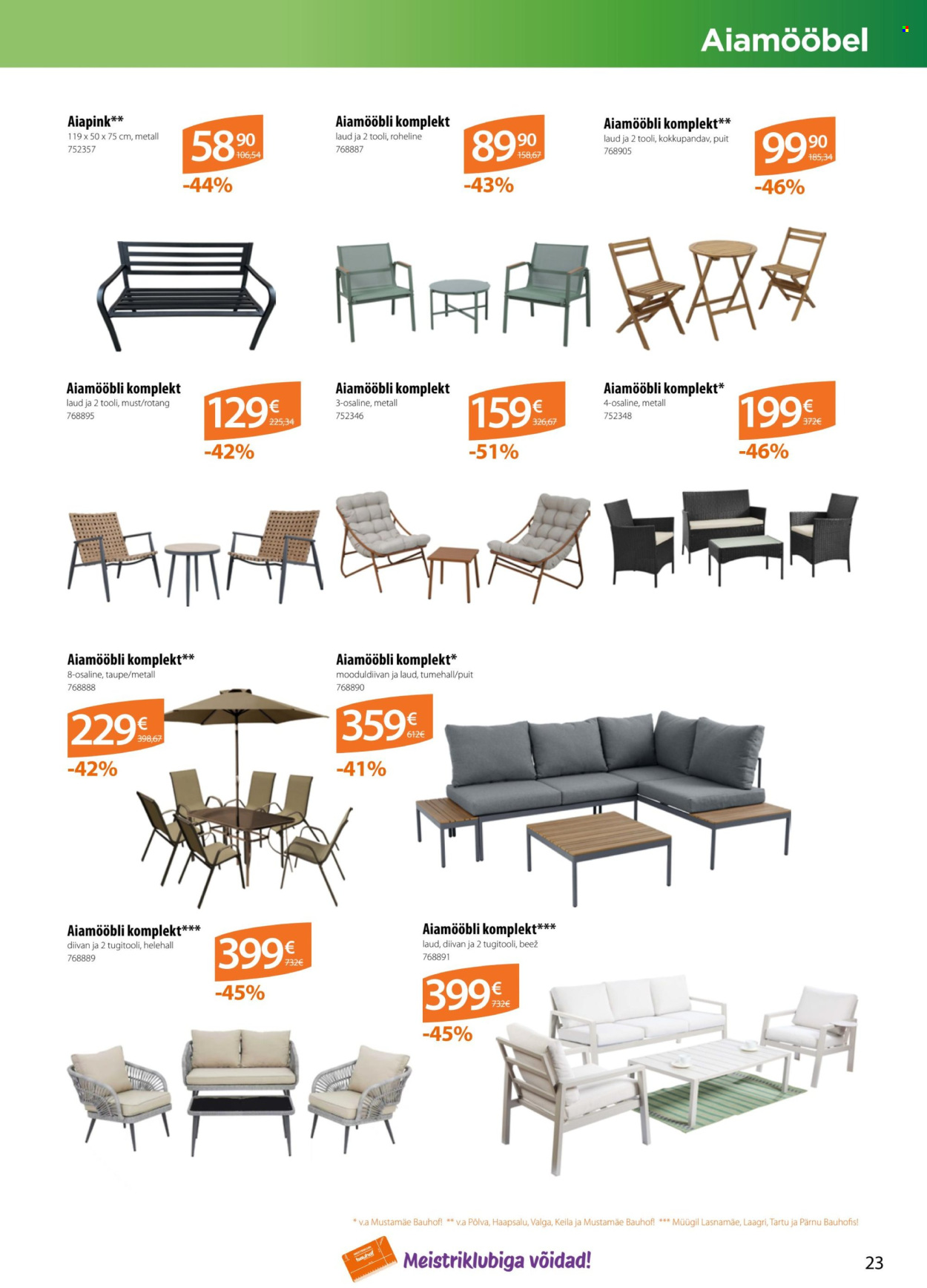 Bauhof kliendileht - Kataloogipakkumised (2.04 - 4.05.2026)