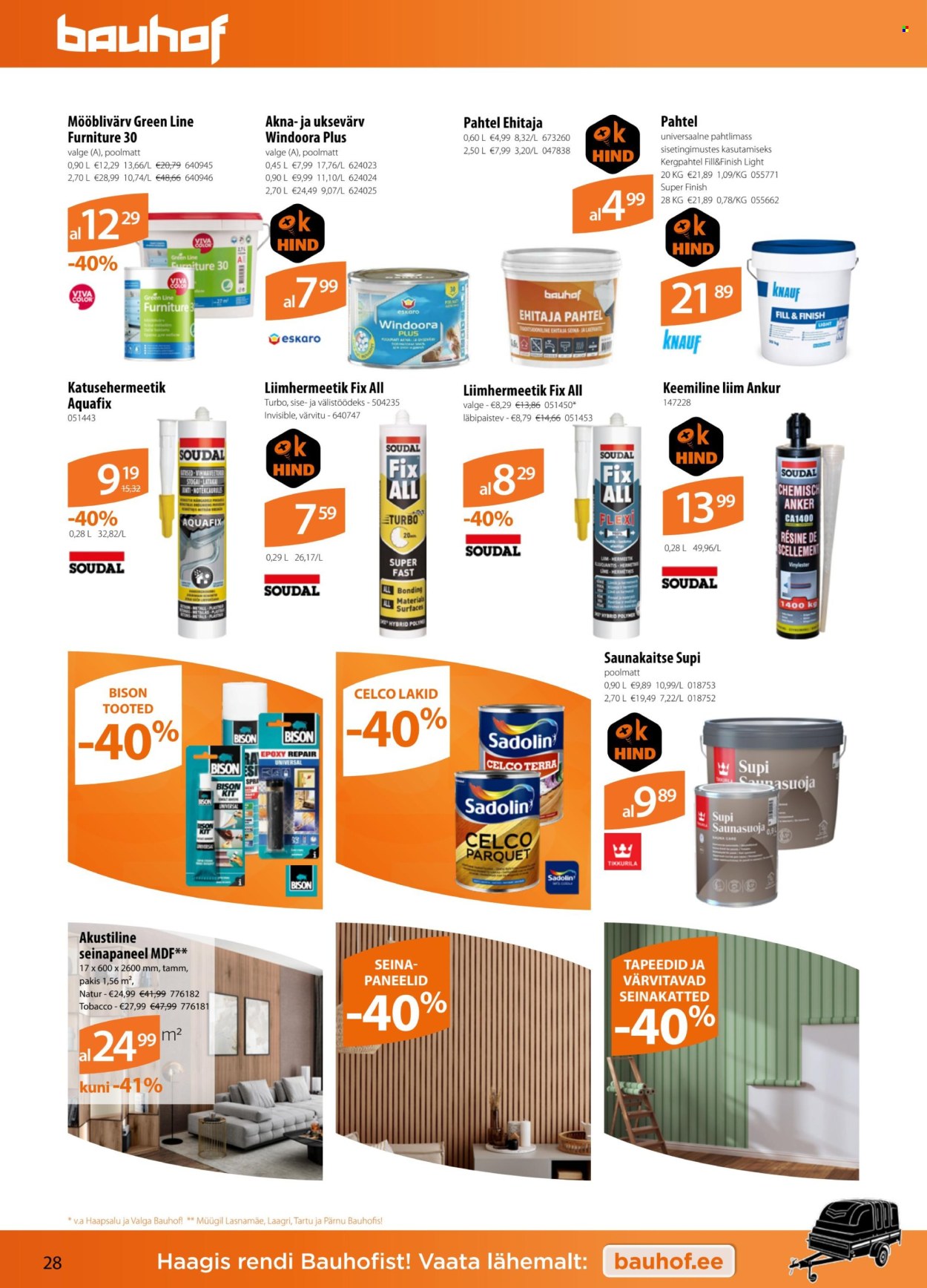 Bauhof kliendileht - Kataloogipakkumised (2.04 - 4.05.2026)