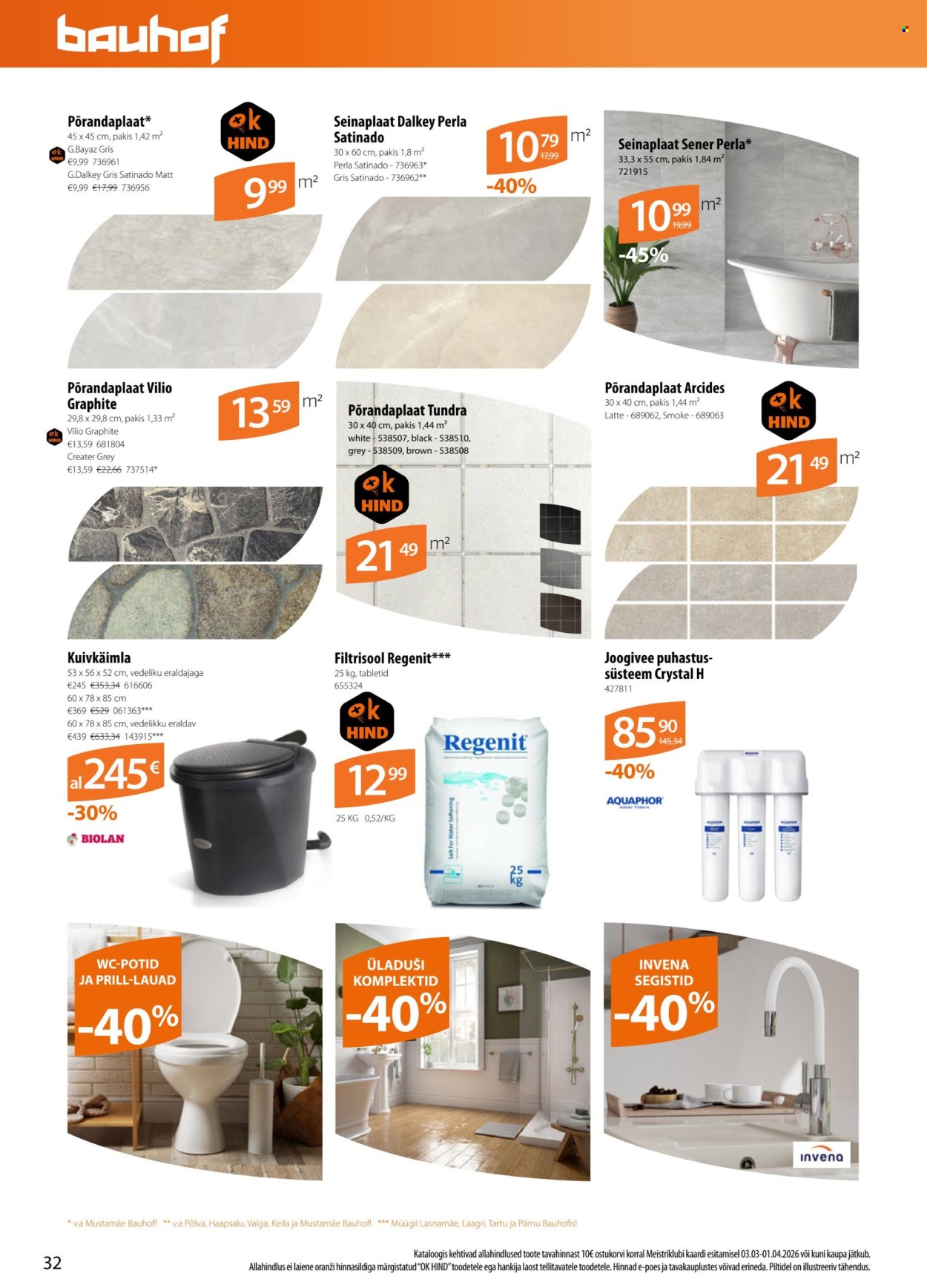 Bauhof kliendileht - Kataloogipakkumised (2.04 - 4.05.2026)