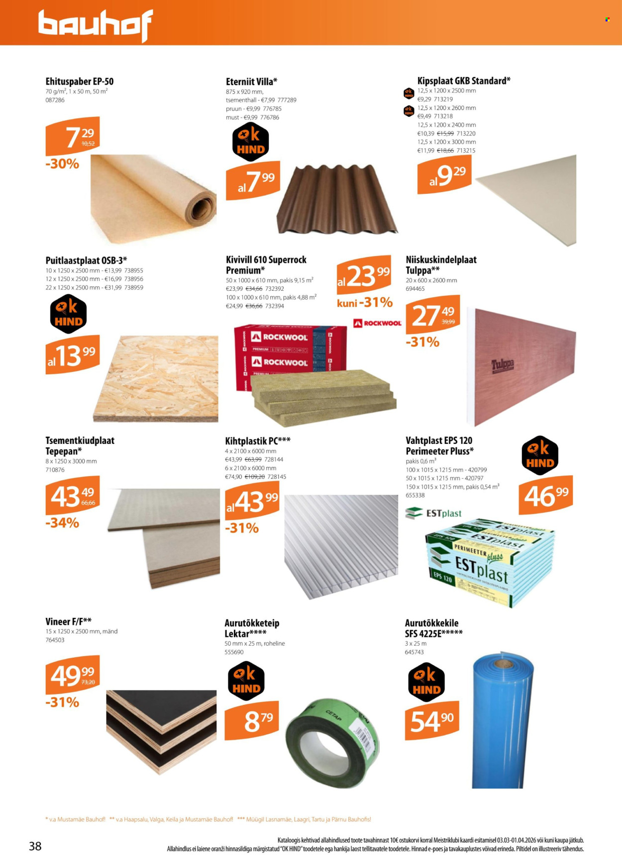 Bauhof kliendileht - Kataloogipakkumised (2.04 - 4.05.2026)
