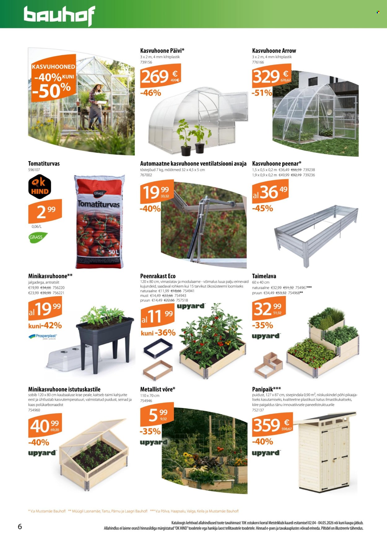 Bauhof kliendileht - Kataloogipakkumised (2.04 - 4.05.2026)