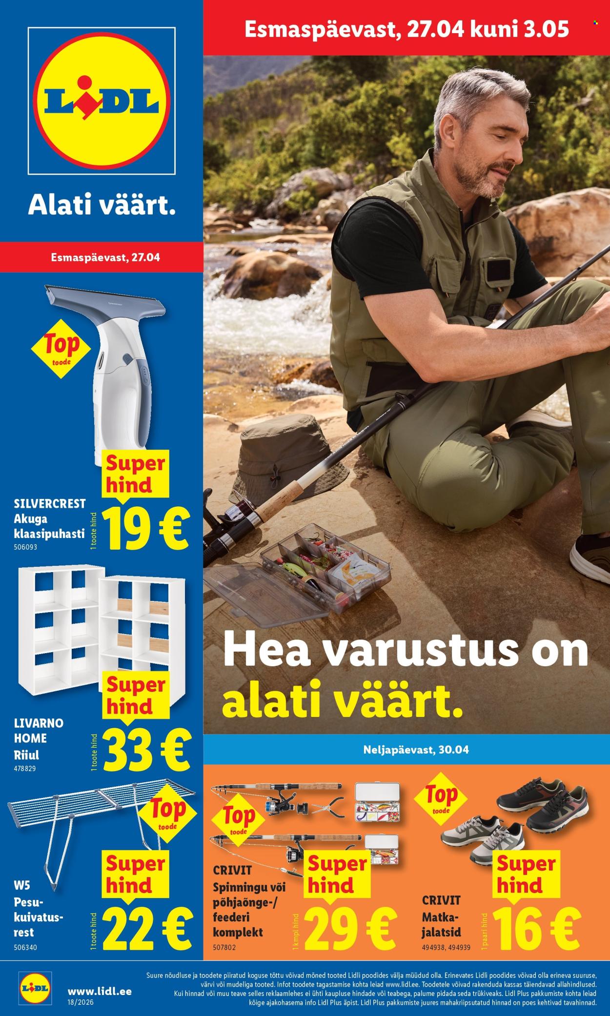 Lidl kliendileht - Tööstuskaupade pakkumised (27.04 - 3.05.2026)