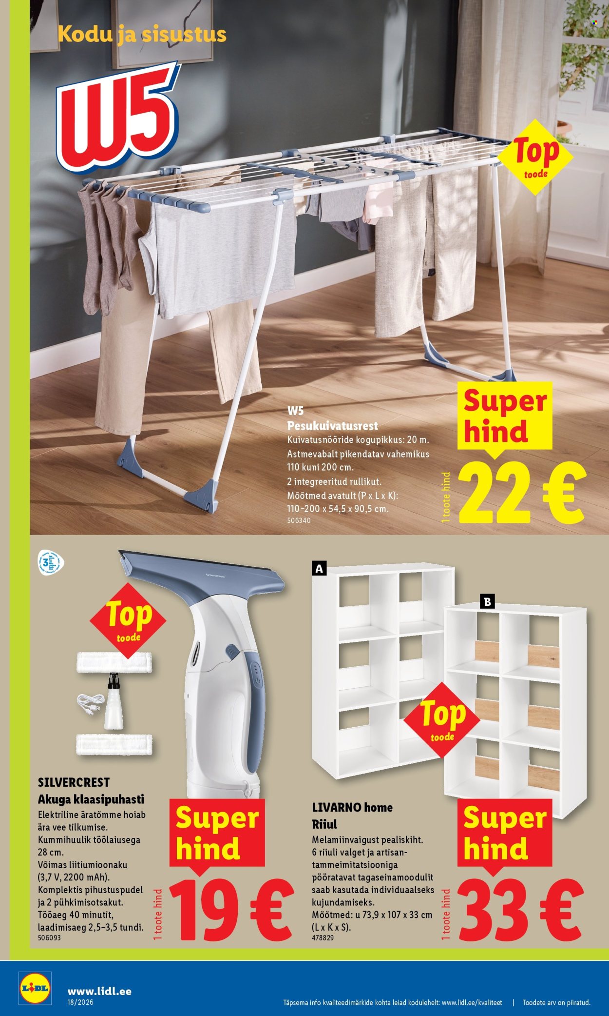 Lidl kliendileht - Tööstuskaupade pakkumised (27.04 - 3.05.2026)