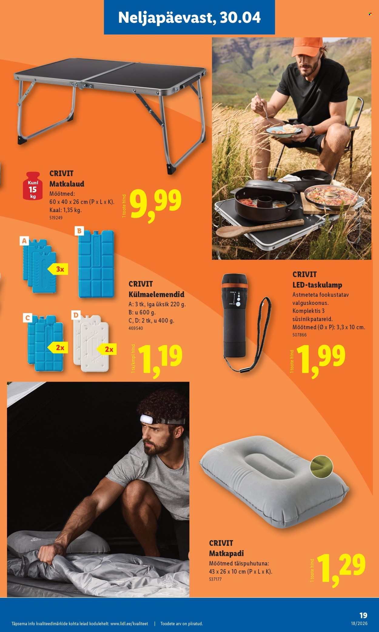 Lidl kliendileht - Tööstuskaupade pakkumised (27.04 - 3.05.2026)