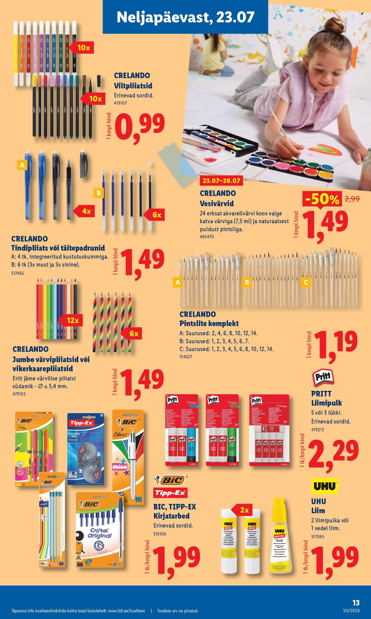 Lidl kliendileht (20.07 - 26.07.2026)