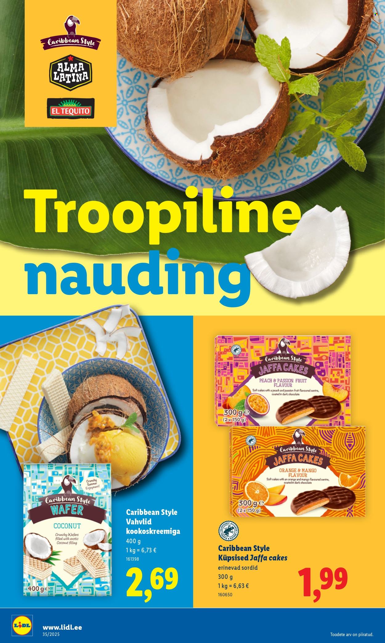 Lidl kliendileht - Nädalalõpu pakkumised (28.08 - 31.08.2025)