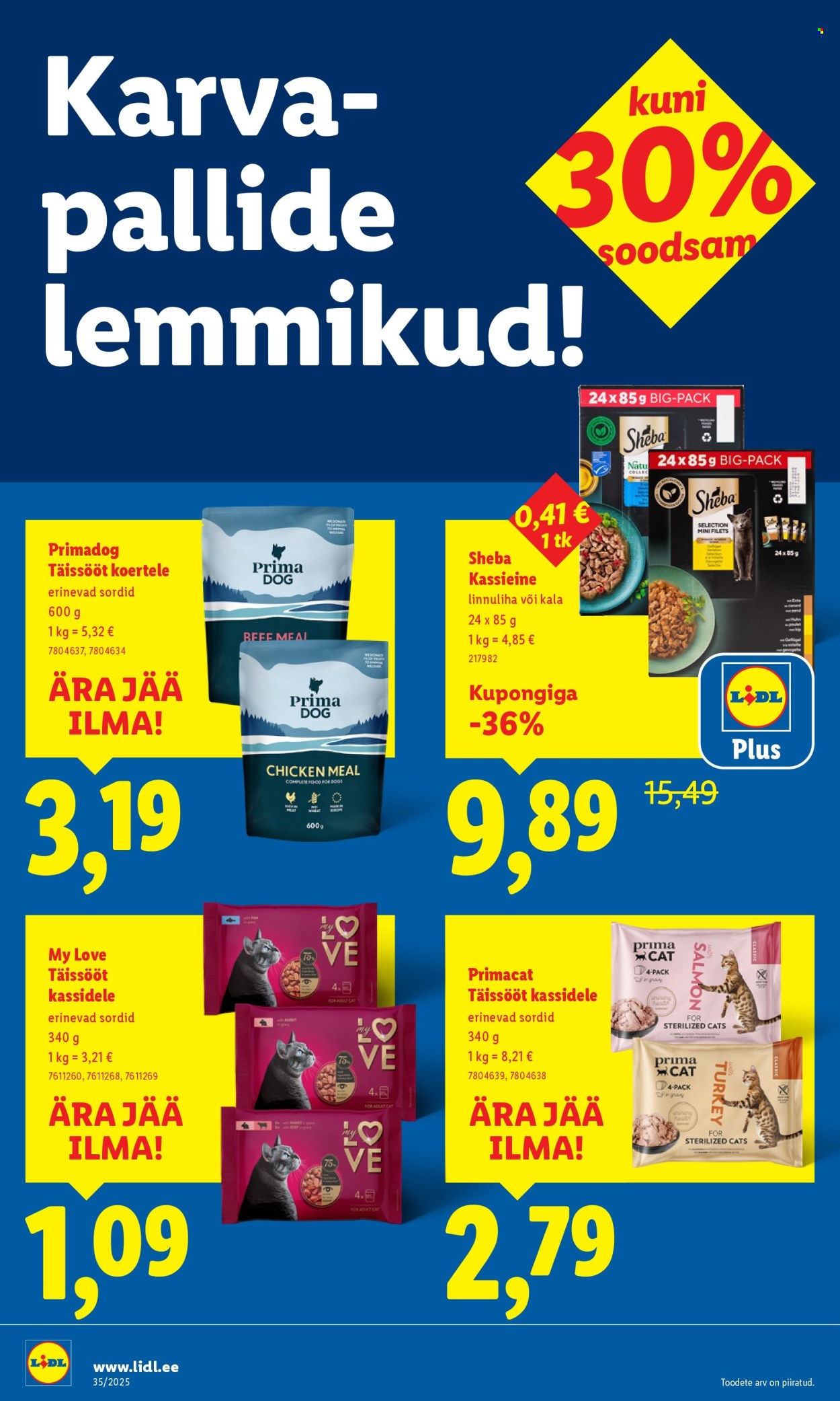 Lidl kliendileht - Nädalalõpu pakkumised (28.08 - 31.08.2025)