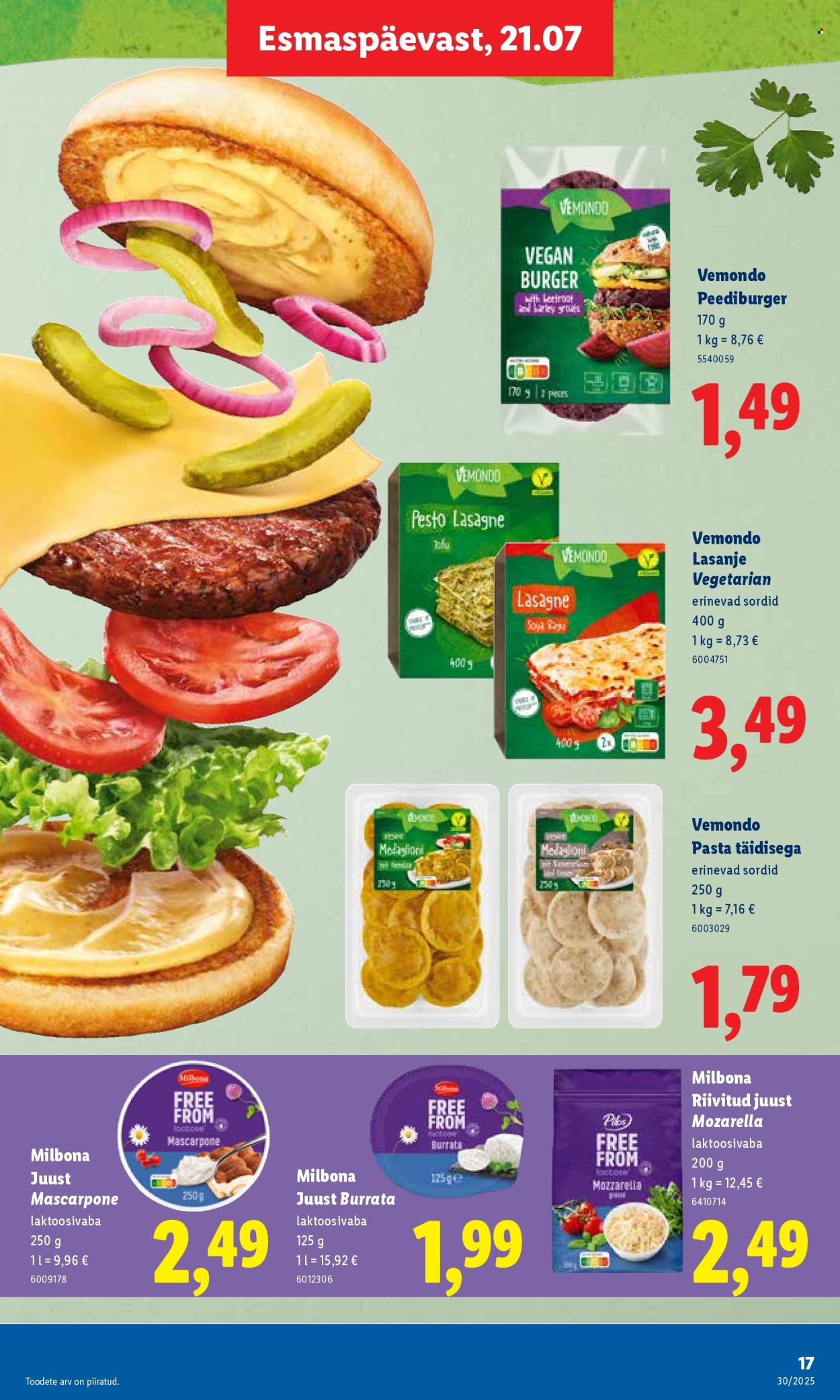 Lidl kliendileht - Kliendileht (21.07 - 27.07.2025)