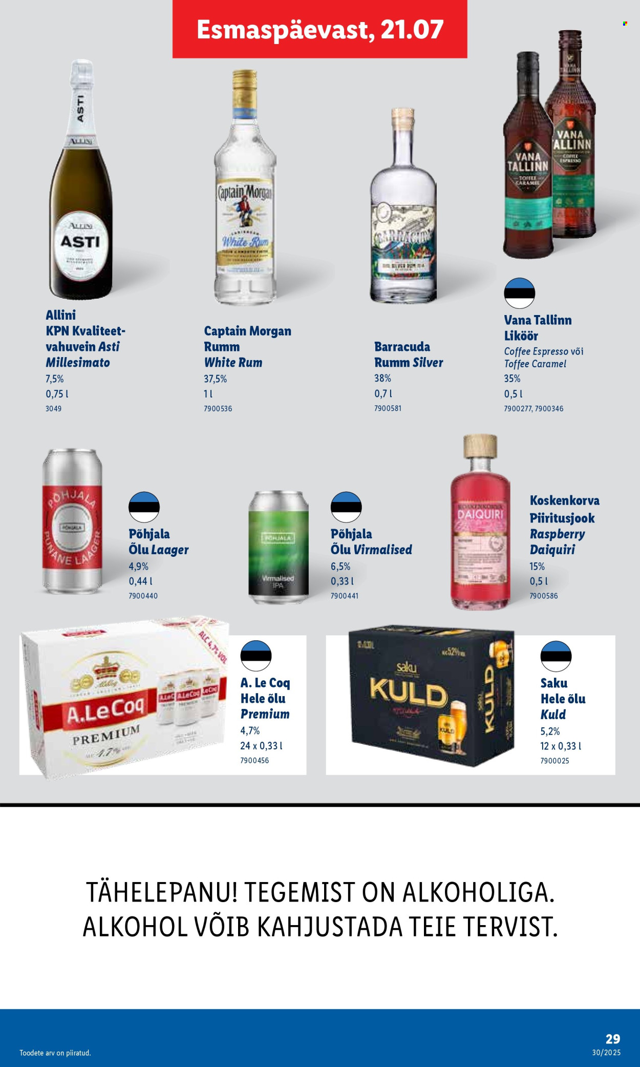 Lidl kliendileht - Kliendileht (21.07 - 27.07.2025)