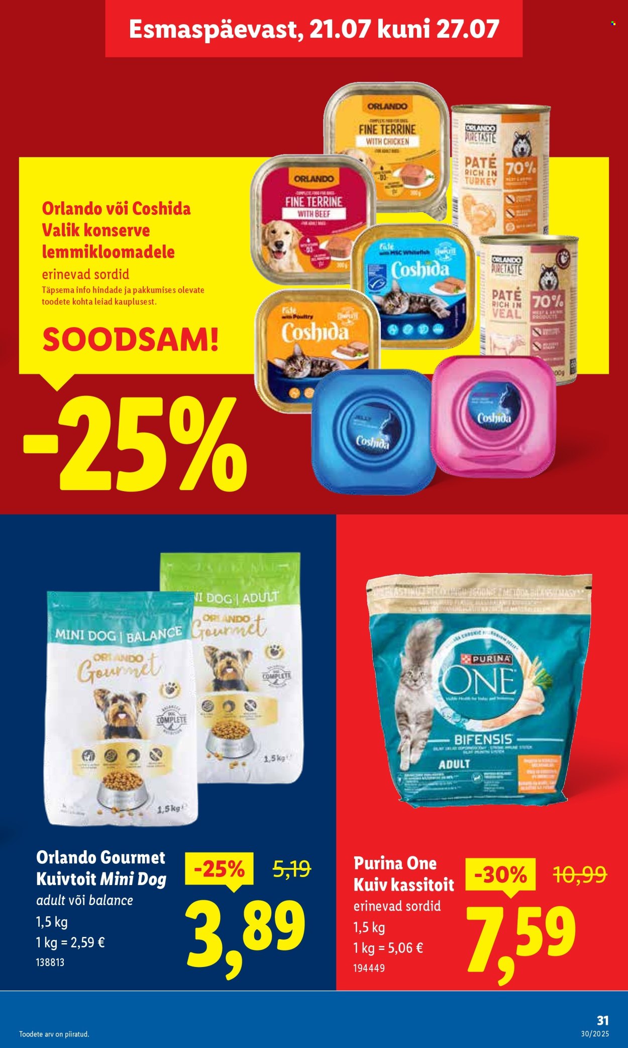 Lidl kliendileht - Kliendileht (21.07 - 27.07.2025)