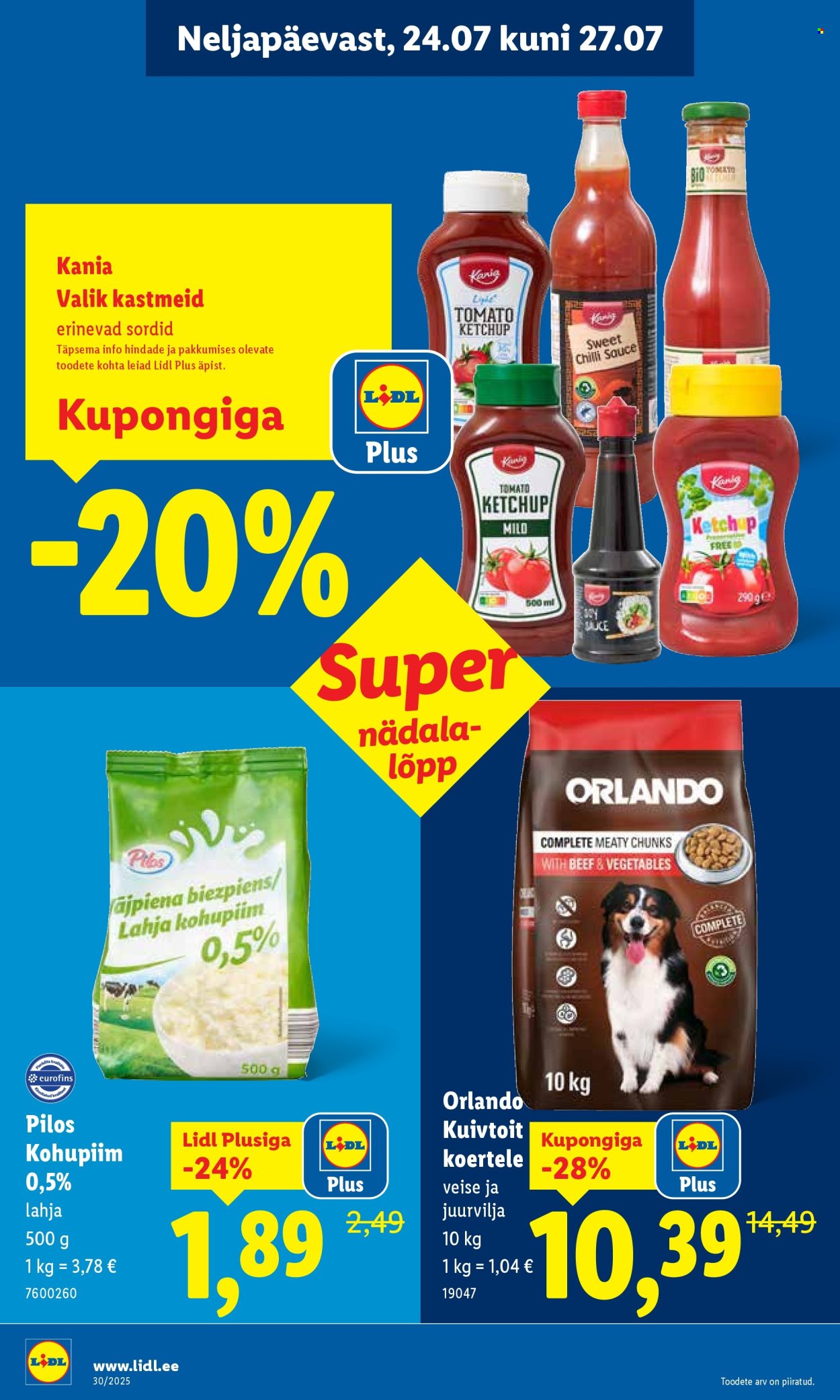 Lidl kliendileht - Kliendileht (21.07 - 27.07.2025)