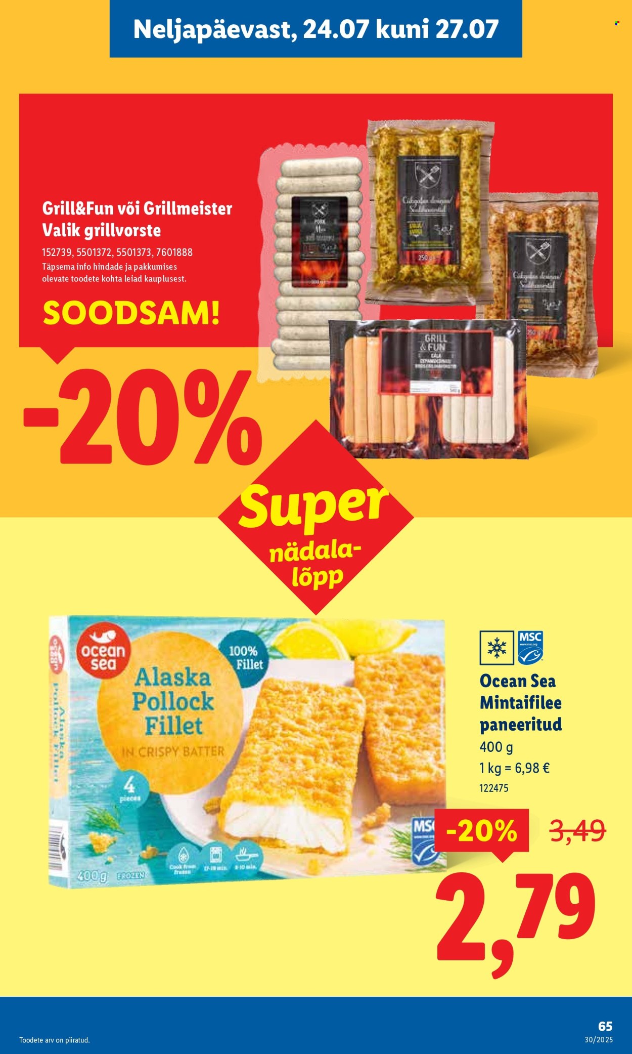 Lidl kliendileht - Kliendileht (21.07 - 27.07.2025)