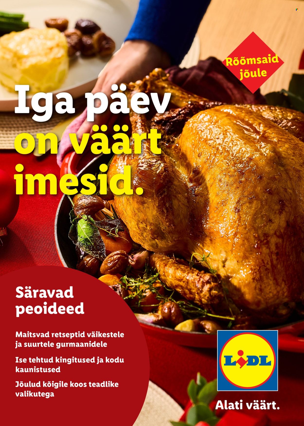 Lidl kliendileht - Jõulutoidu kataloog Deluxe