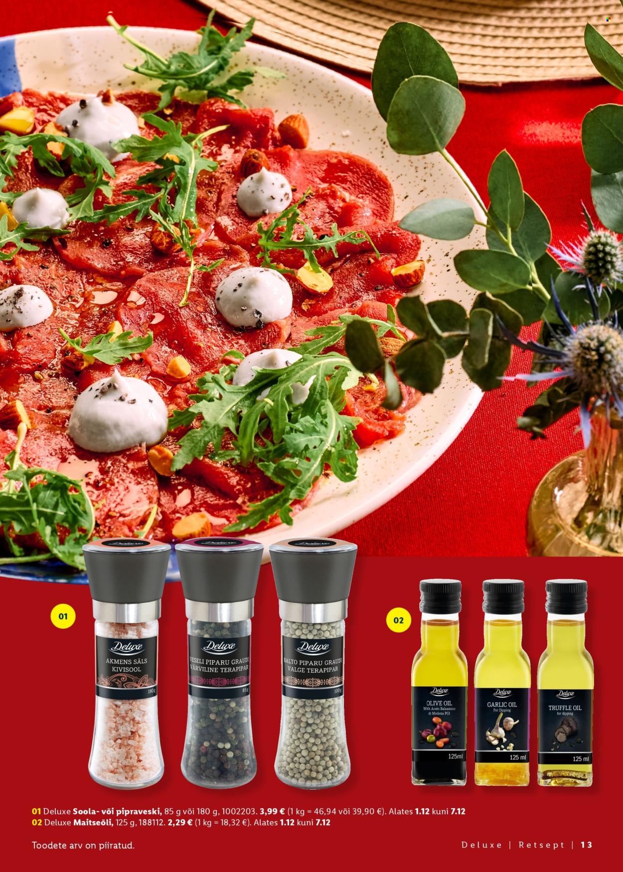 Lidl kliendileht - Jõulutoidu kataloog Deluxe