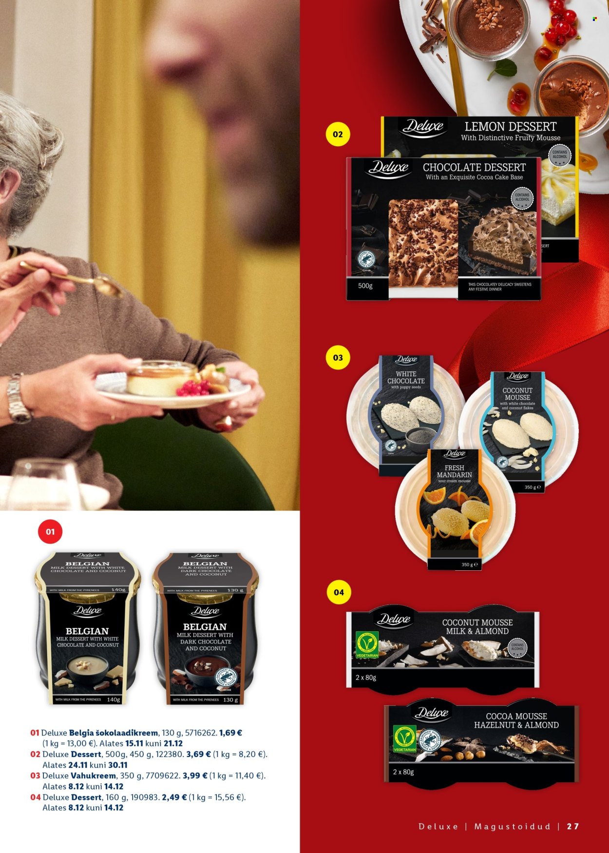 Lidl kliendileht - Jõulutoidu kataloog Deluxe