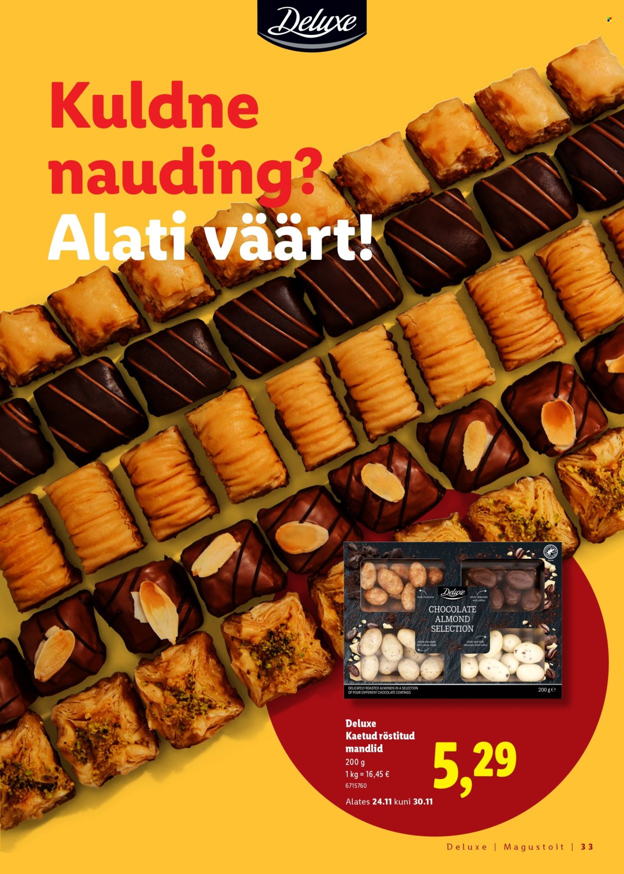 Lidl kliendileht - Jõulutoidu kataloog Deluxe