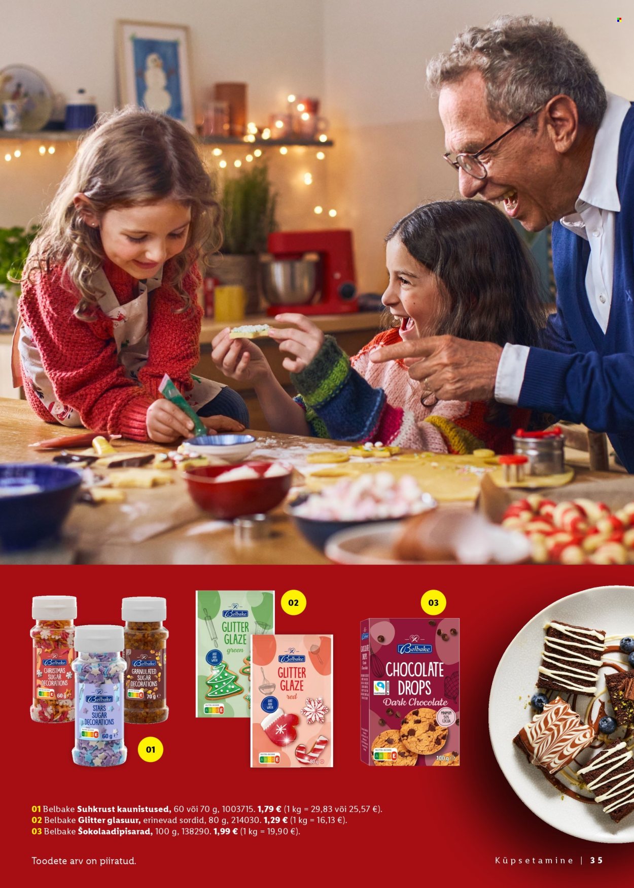 Lidl kliendileht - Jõulutoidu kataloog Deluxe