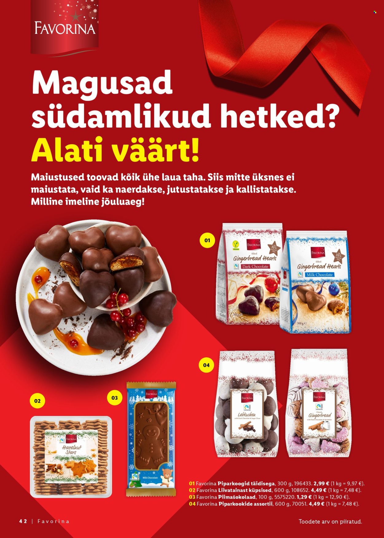 Lidl kliendileht - Jõulutoidu kataloog Deluxe