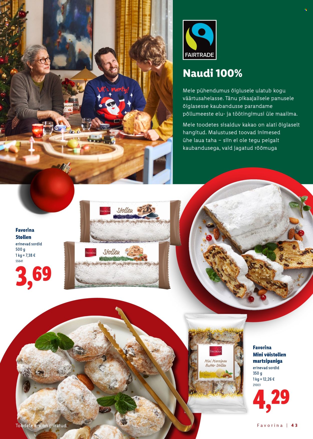 Lidl kliendileht - Jõulutoidu kataloog Deluxe