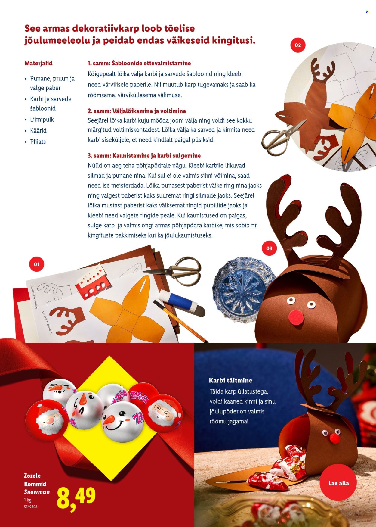 Lidl kliendileht - Jõulutoidu kataloog Deluxe