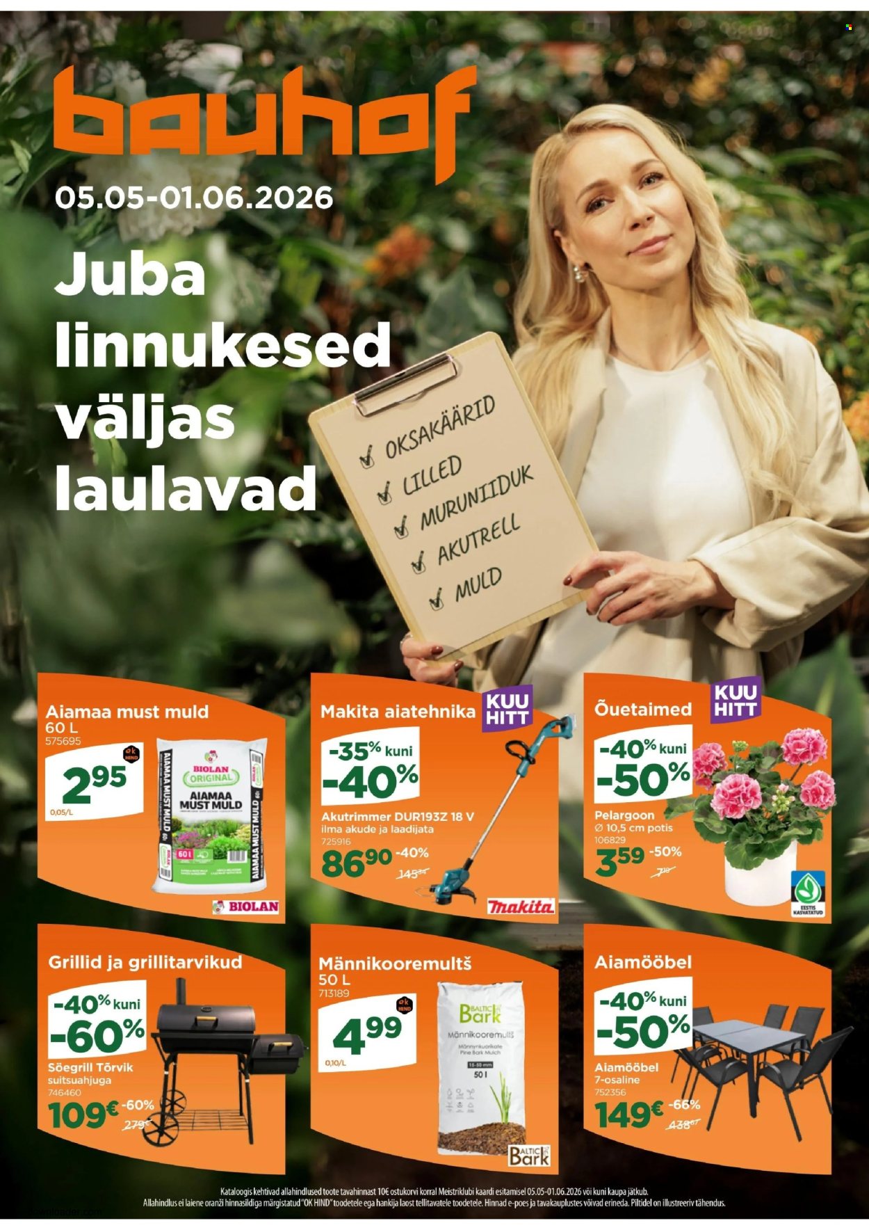 Bauhof kliendileht - MAI KATALOOG (5.05 - 1.06.2026)