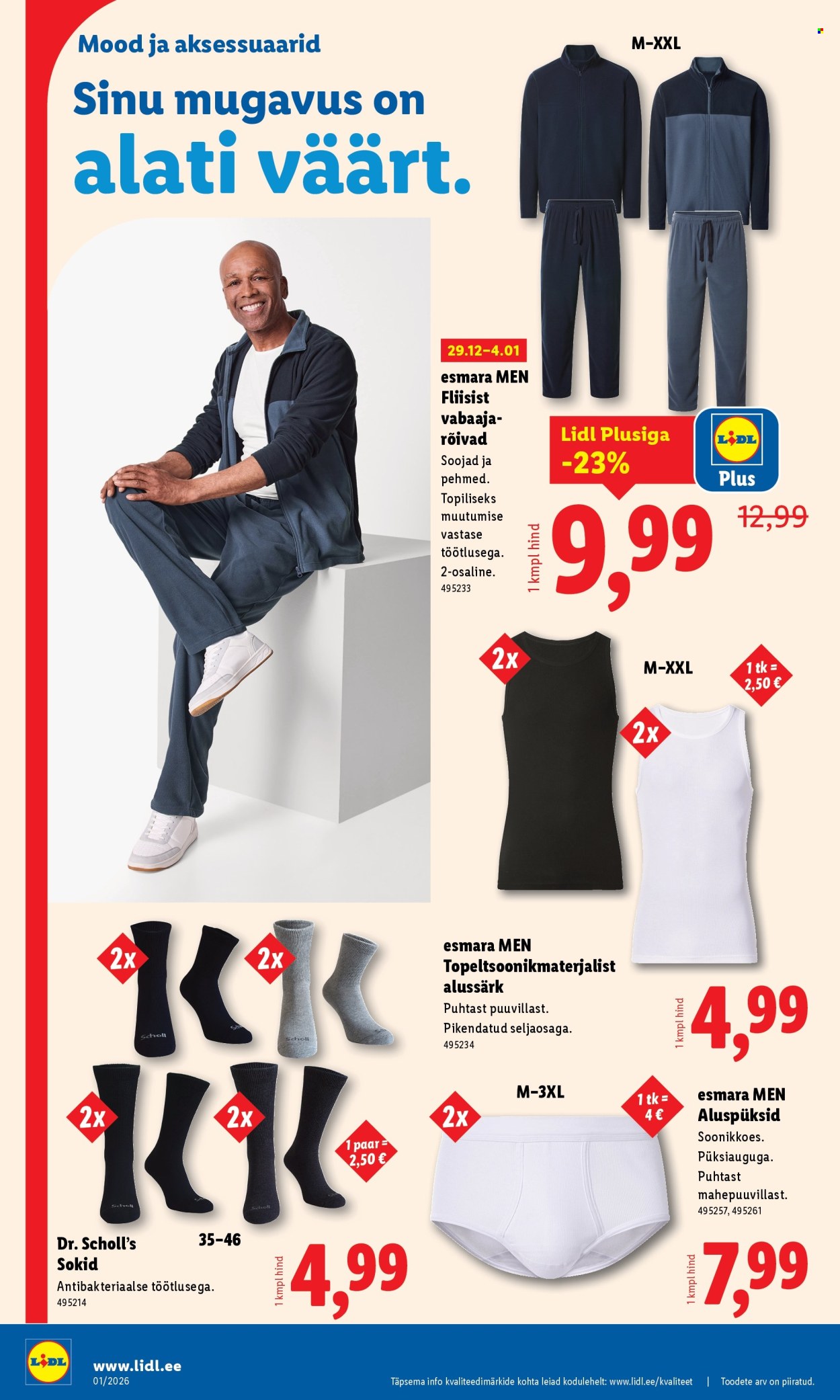 Lidl kliendileht - Tööstuskaupade pakkumised (29.12.2025 - 4.01.2026)