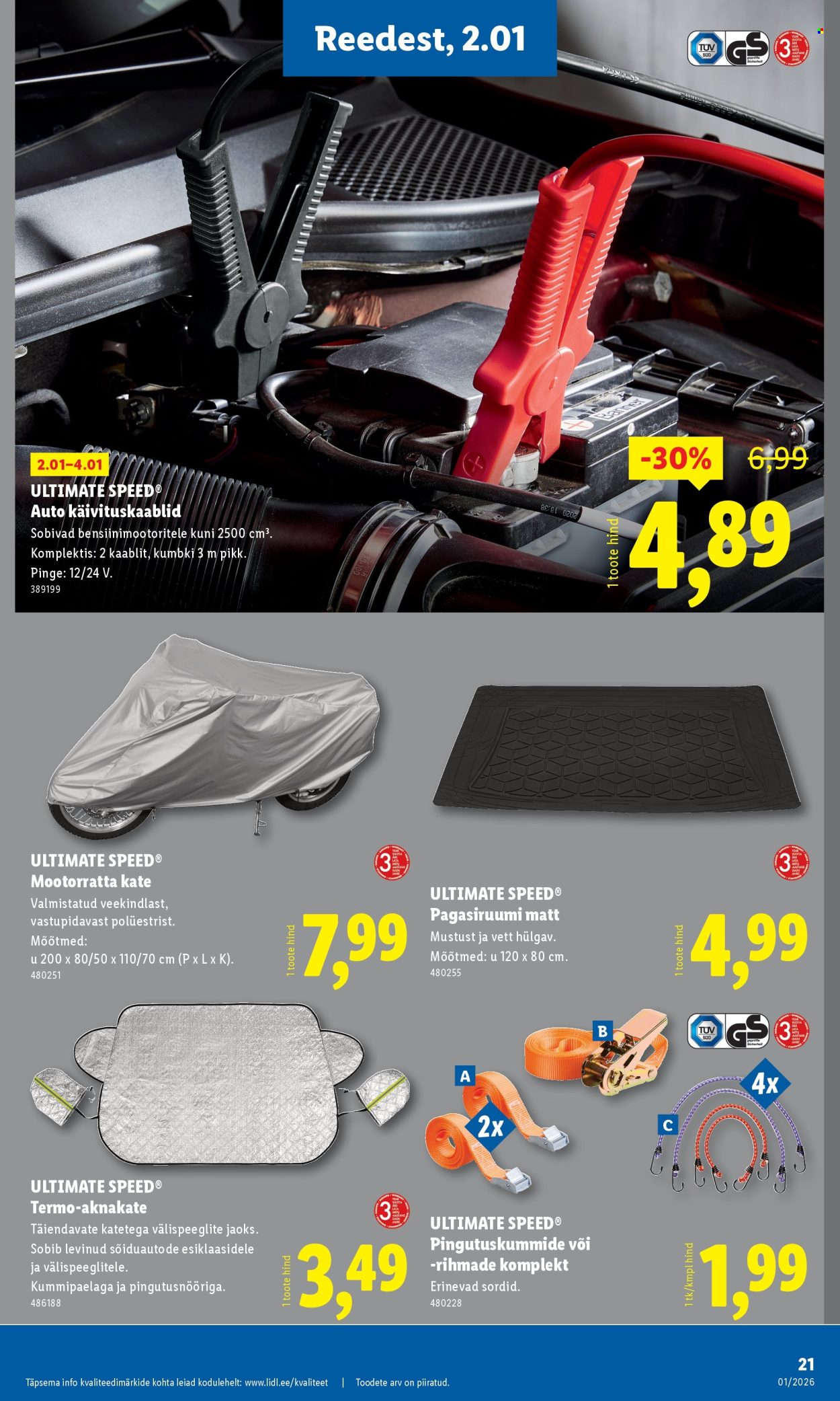 Lidl kliendileht - Tööstuskaupade pakkumised (29.12.2025 - 4.01.2026)