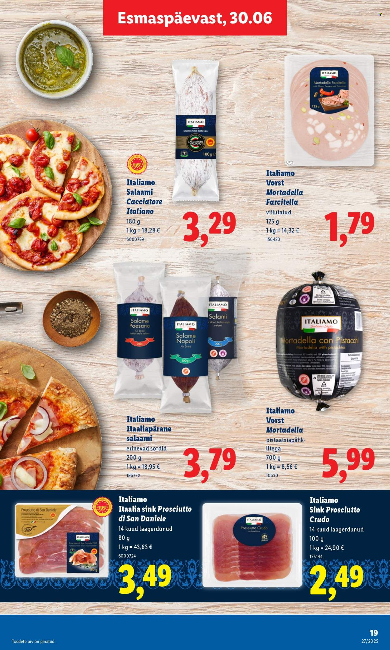 Lidl kliendileht - Nädalalõpu pakkumised (3.07 - 6.07.2025)