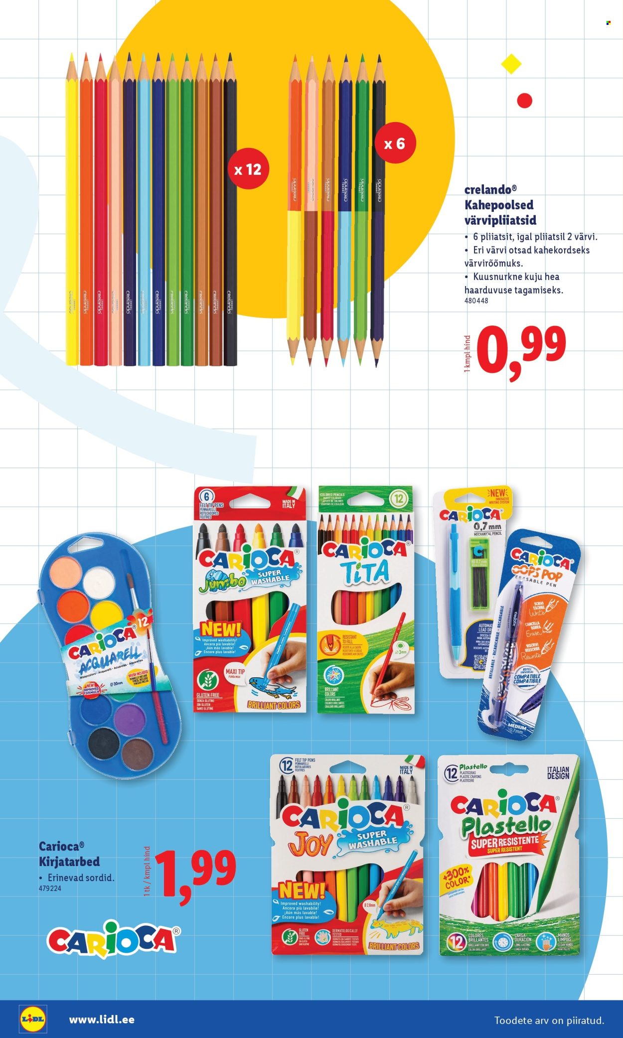 Lidl kliendileht - Koolitarvete kataloog 2025
