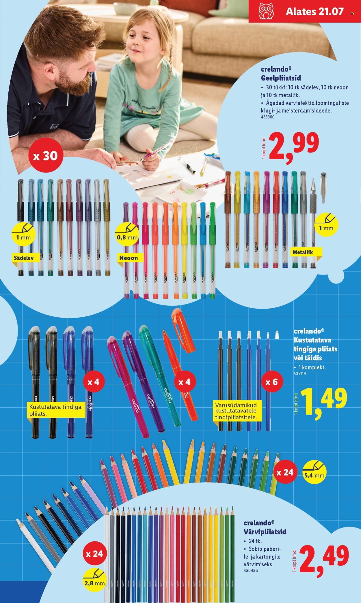 Lidl kliendileht - Koolitarvete kataloog 2025