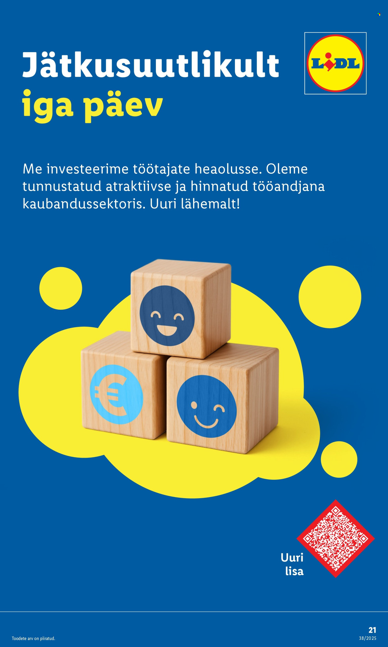 Lidl kliendileht - Kliendileht (15.09 - 21.09.2025)